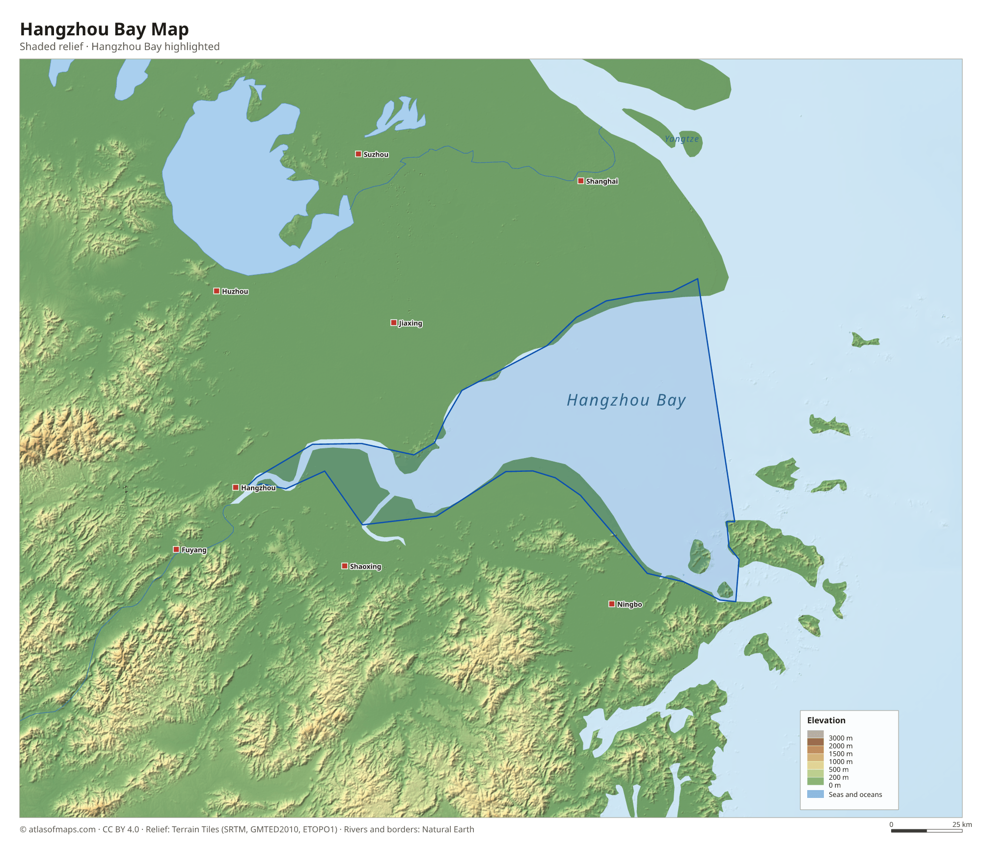 Hangzhou Bay Map