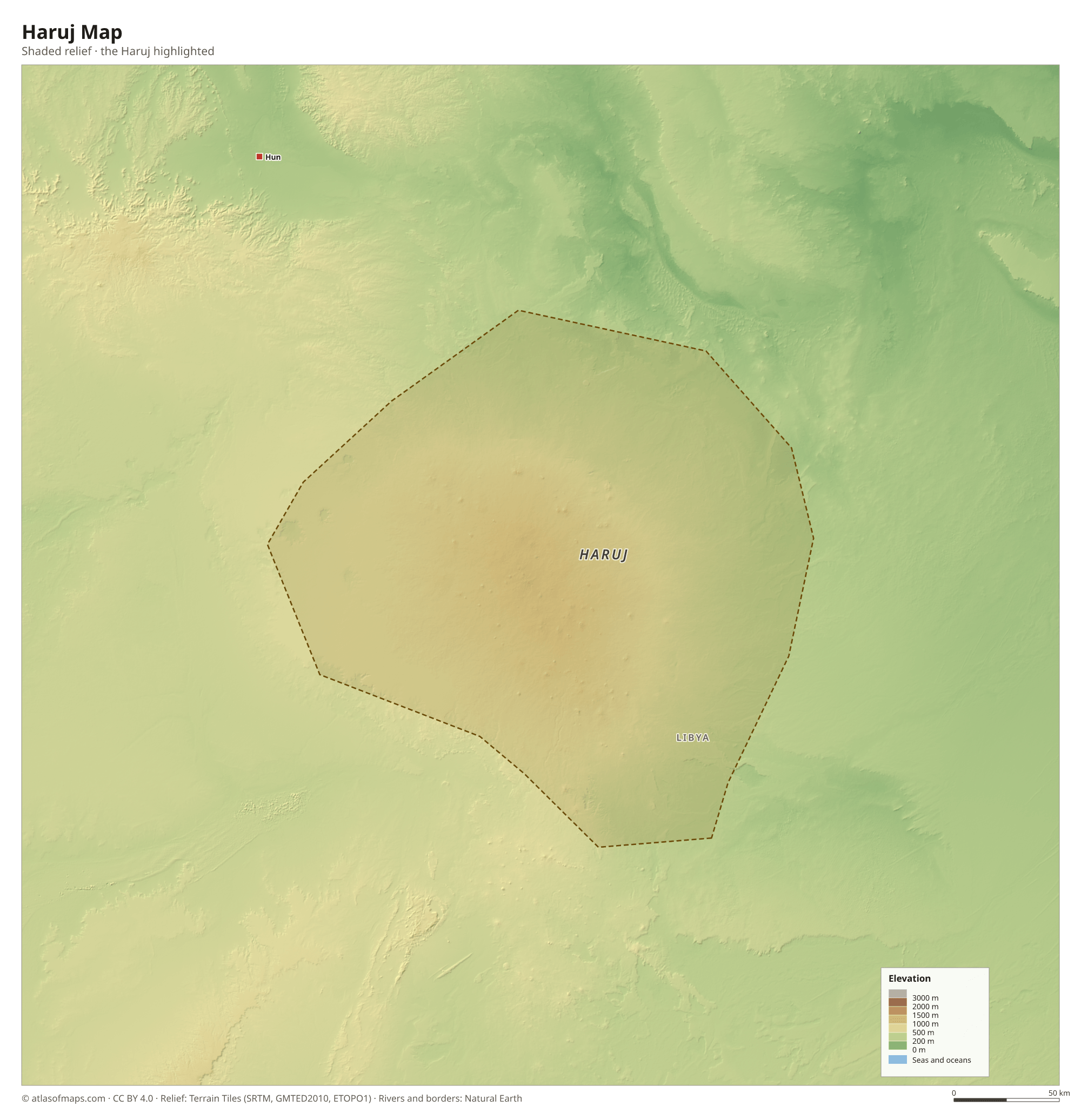 Haruj Map