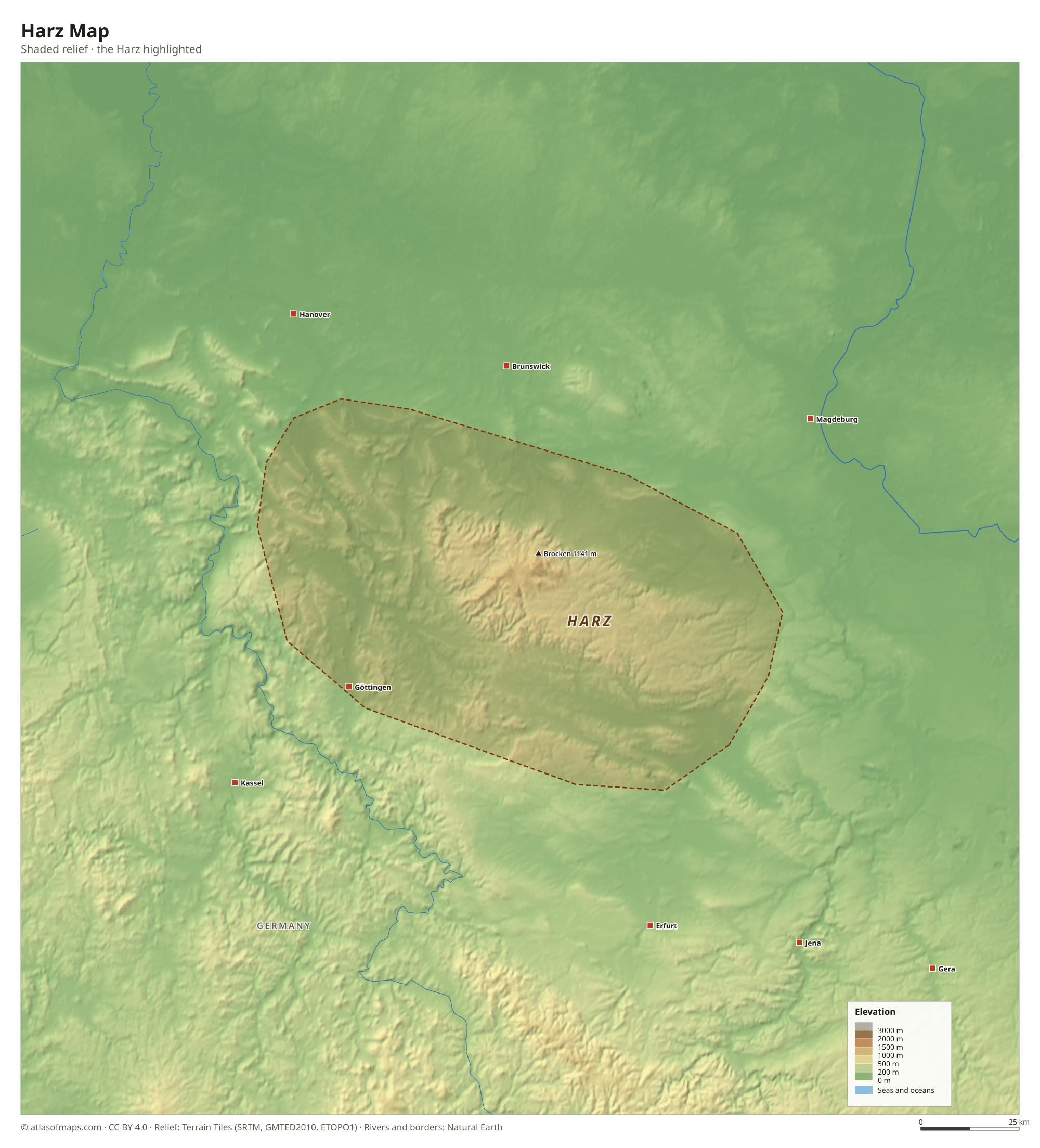 Harz Map