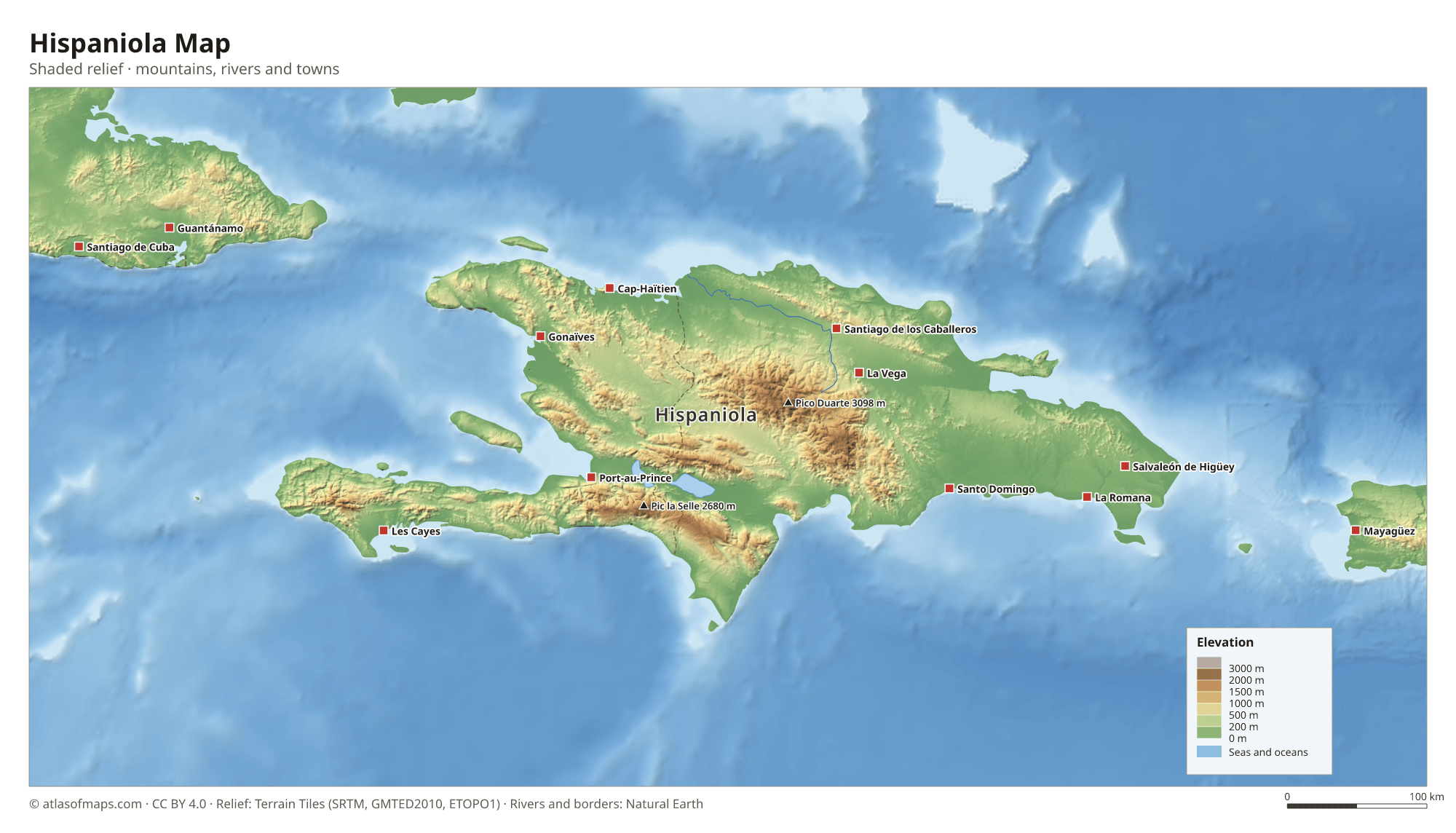 Hispaniola Map