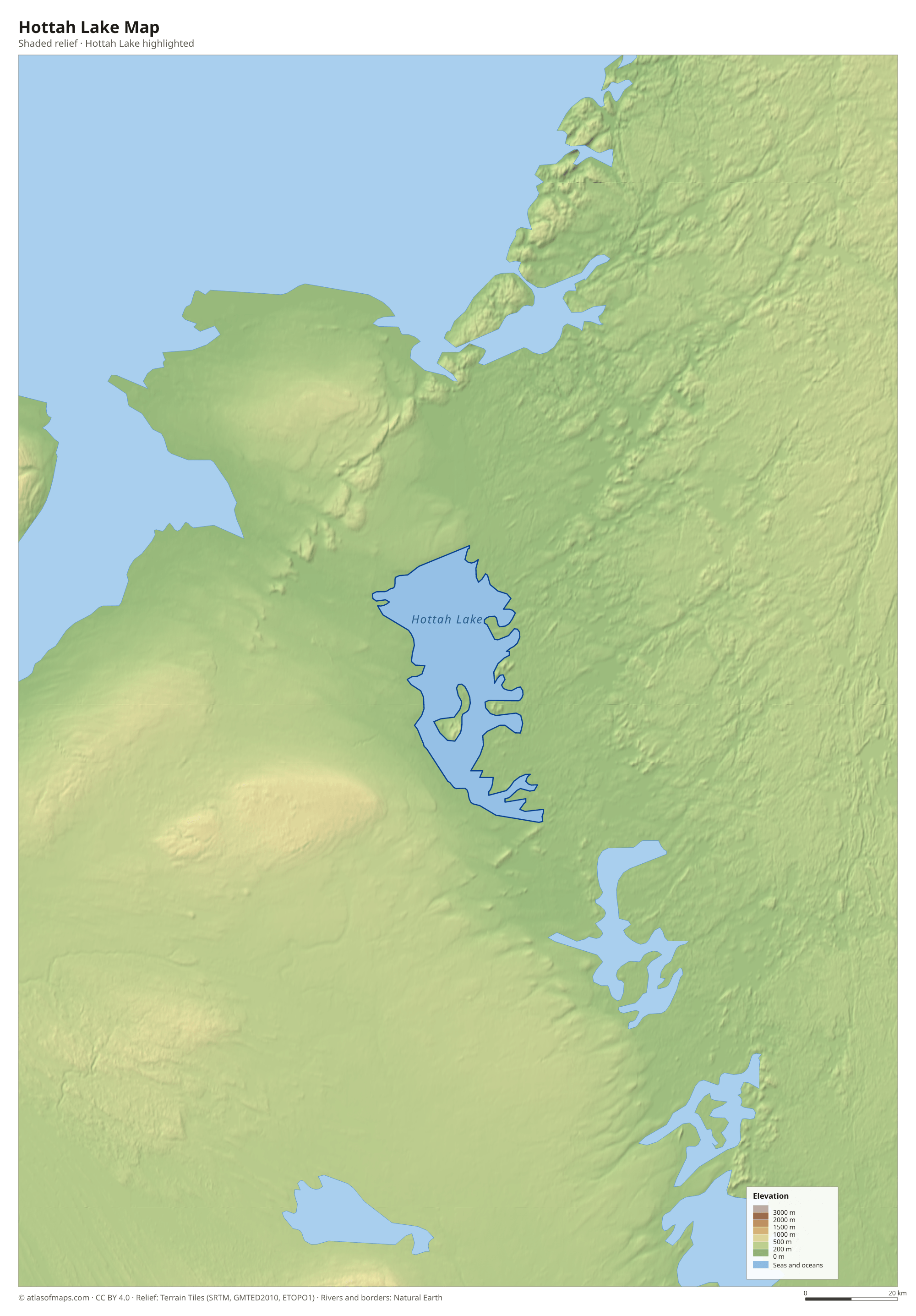 Hottah Lake Map