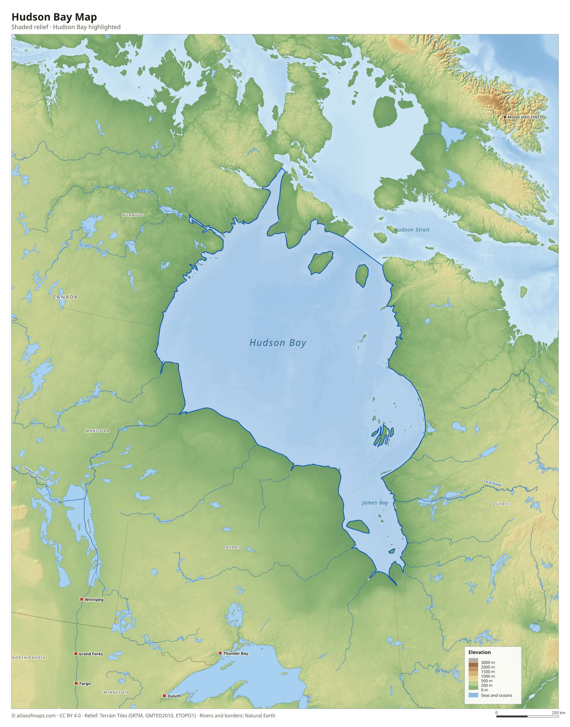 Hudson Bay Map