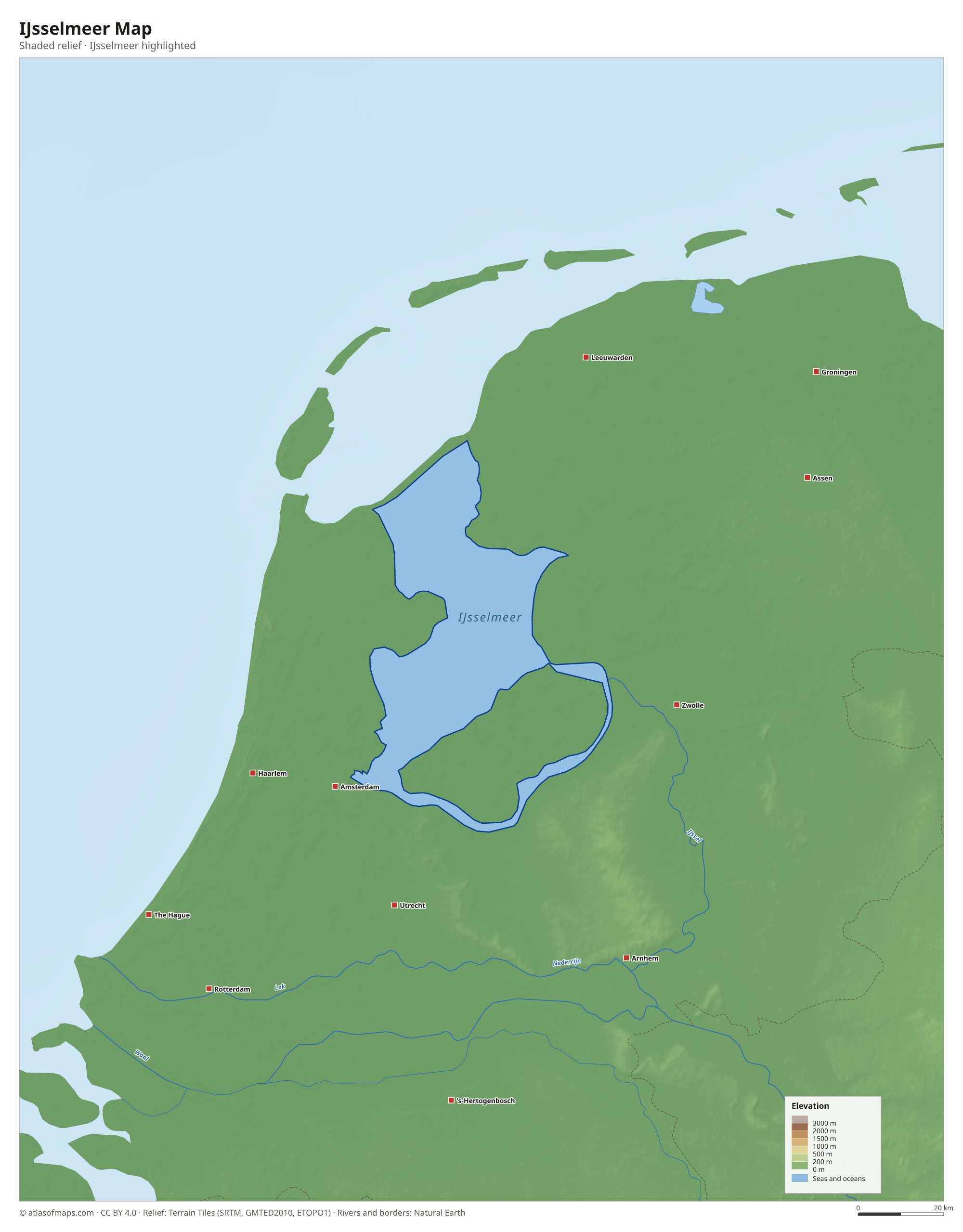 IJsselmeer Map