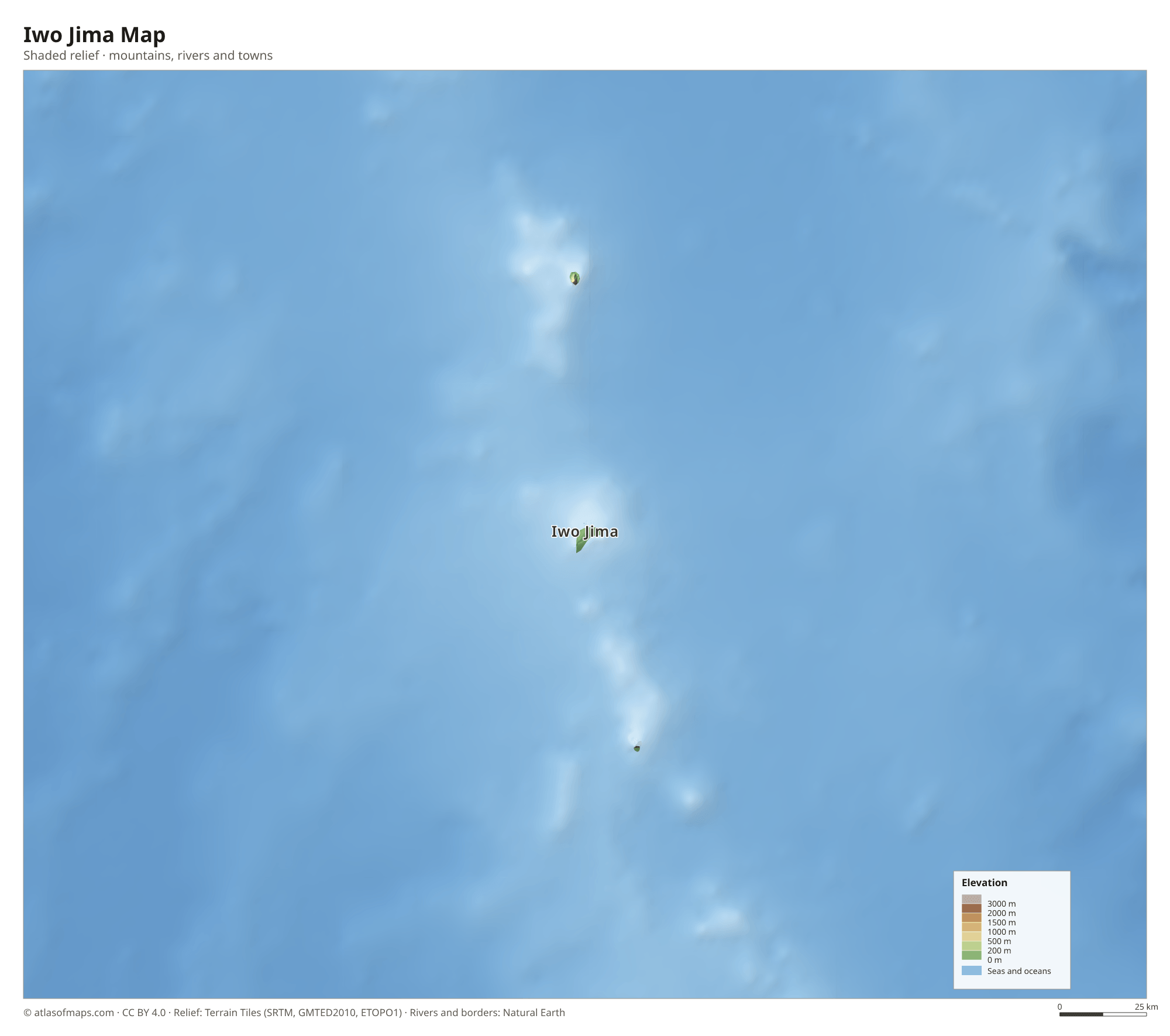 Iwo Jima Map