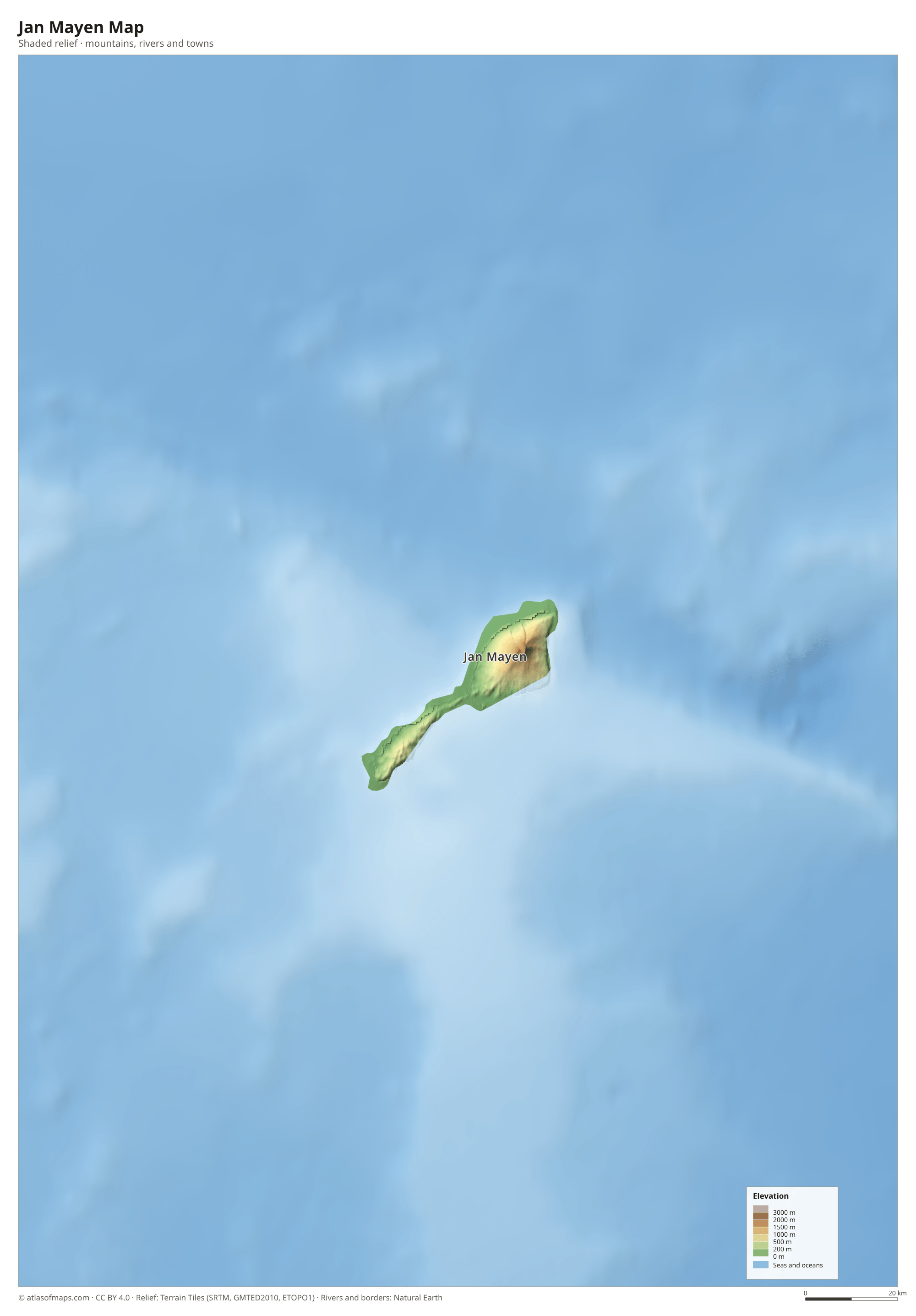 Jan Mayen Map