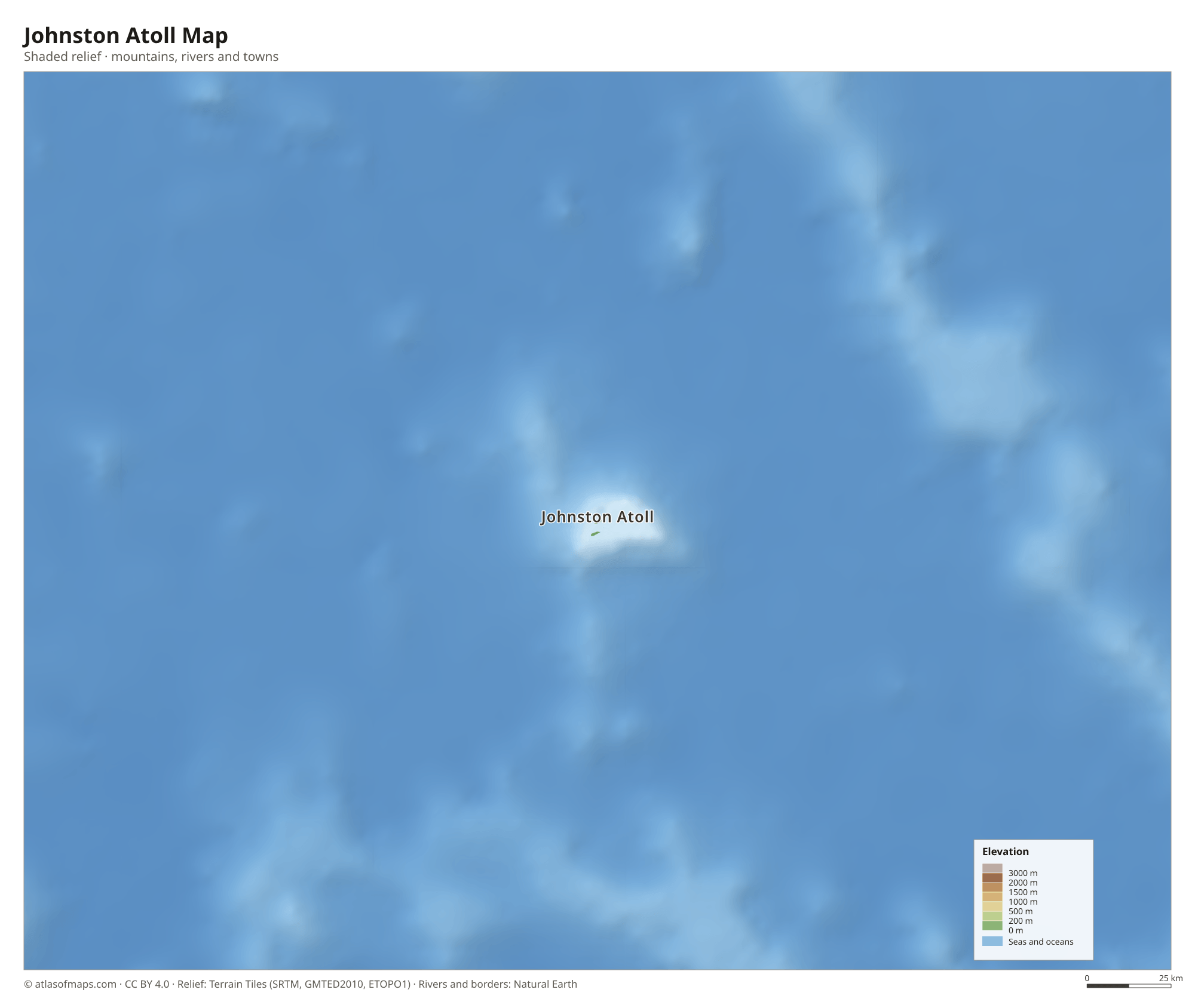 Johnston Atoll Map