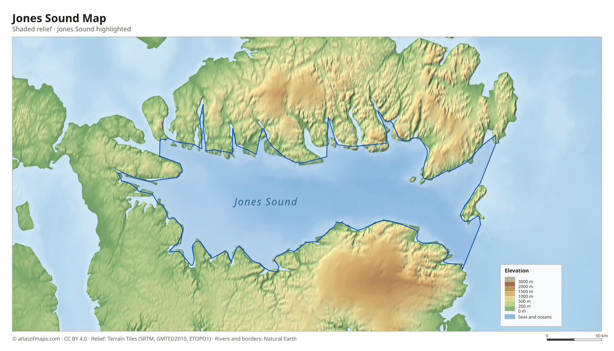 Jones Sound Map