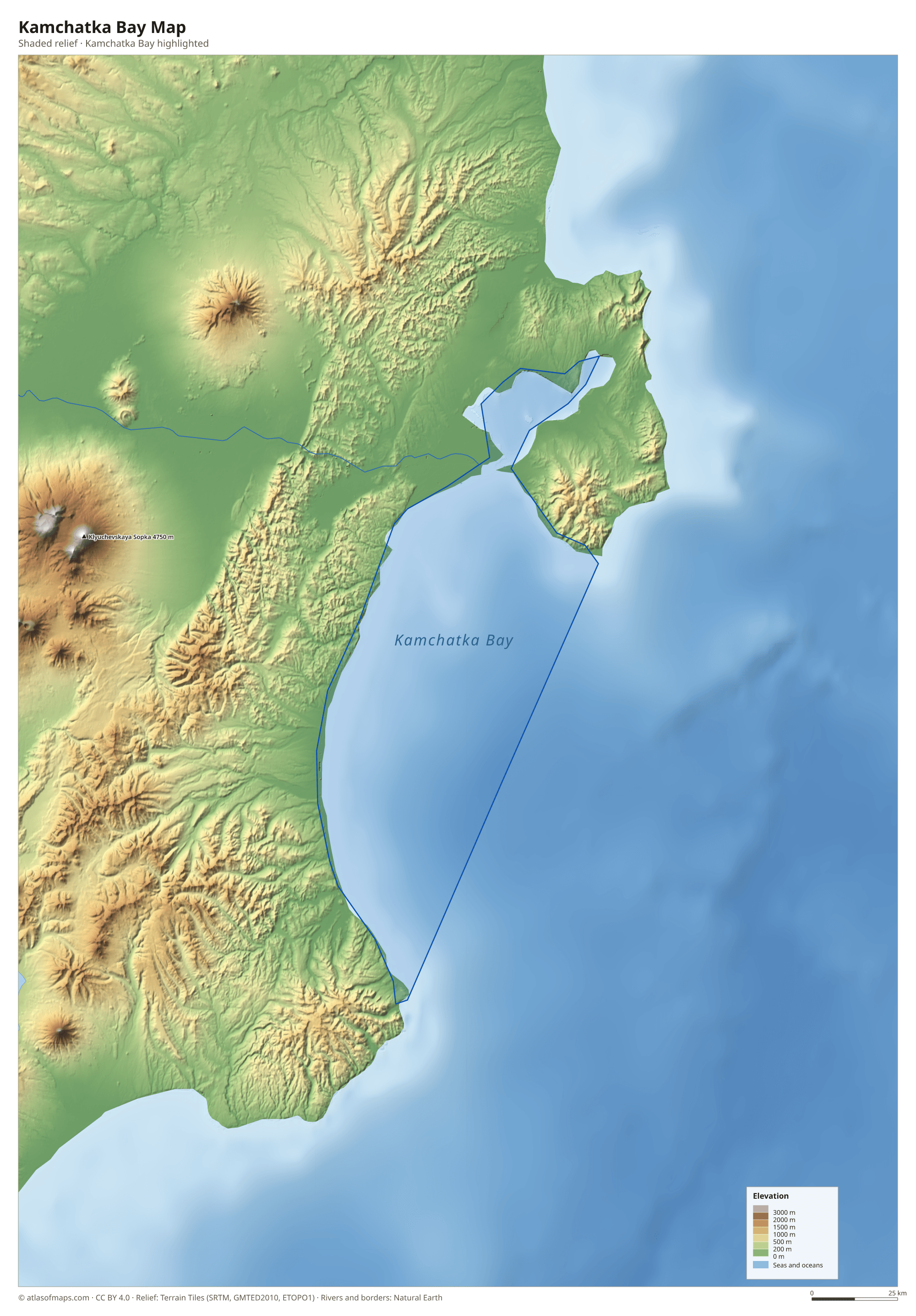 Kamchatka Bay Map