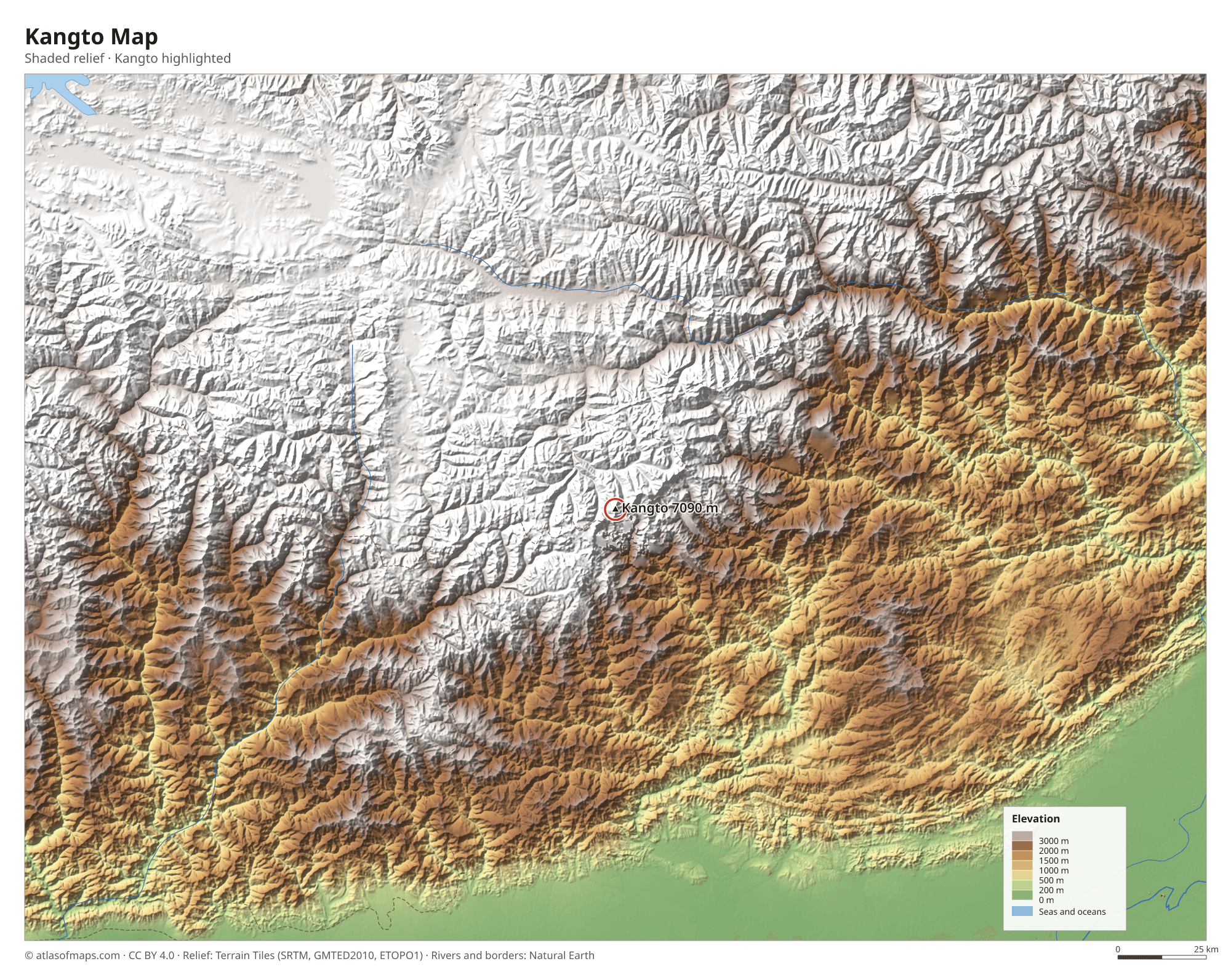 Kangto Map