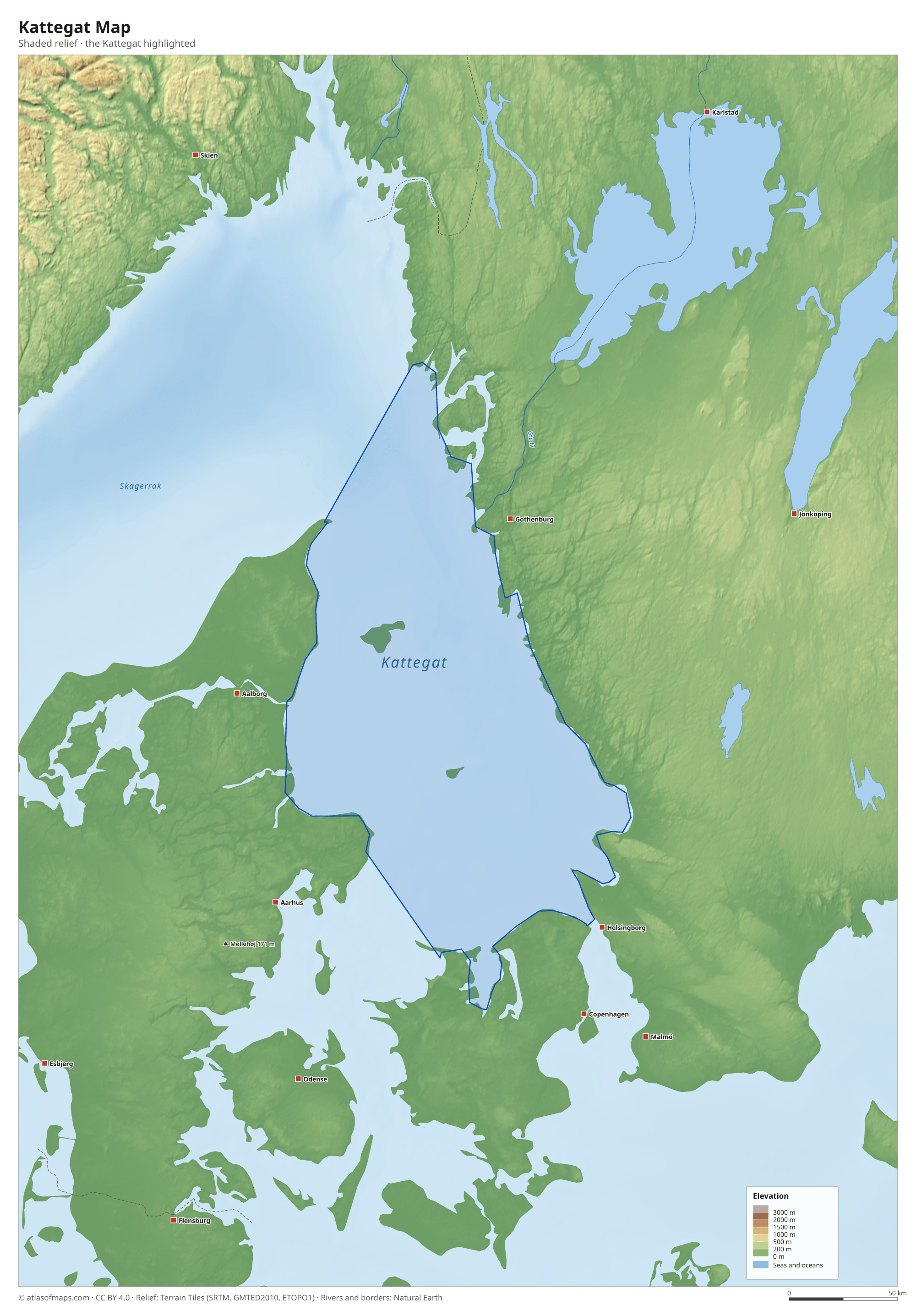 Kattegat Map