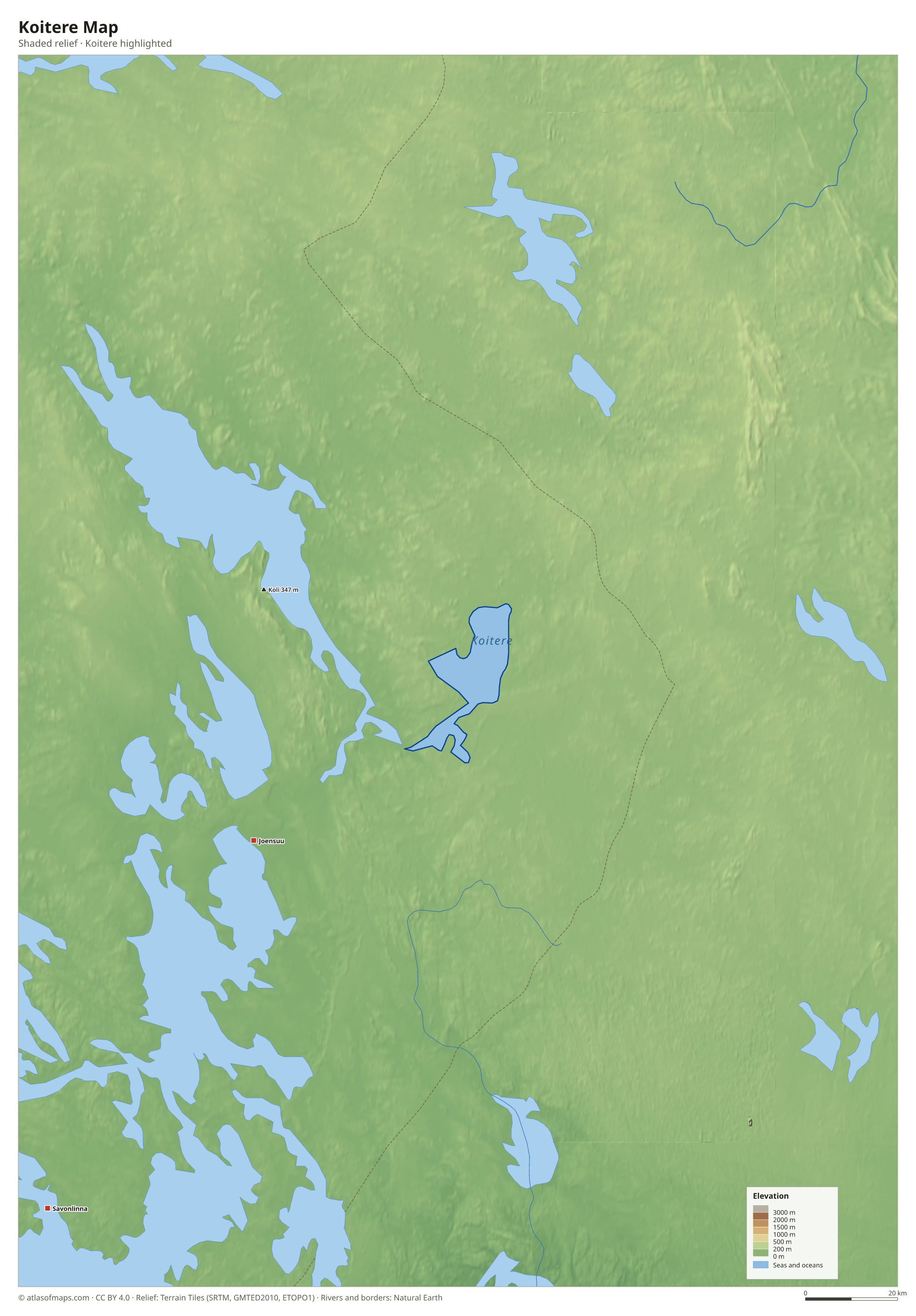 Koitere Map