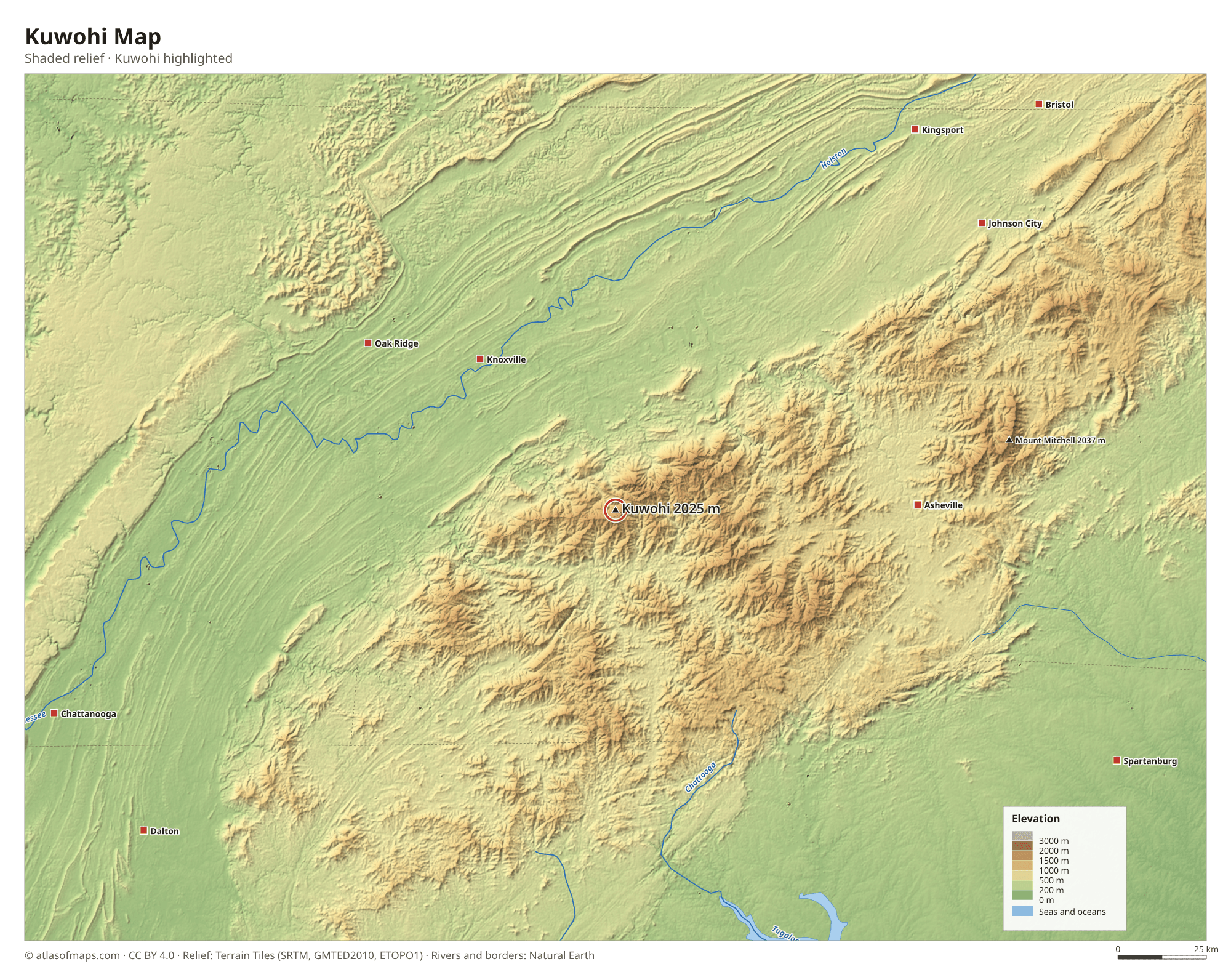 Kuwohi Map