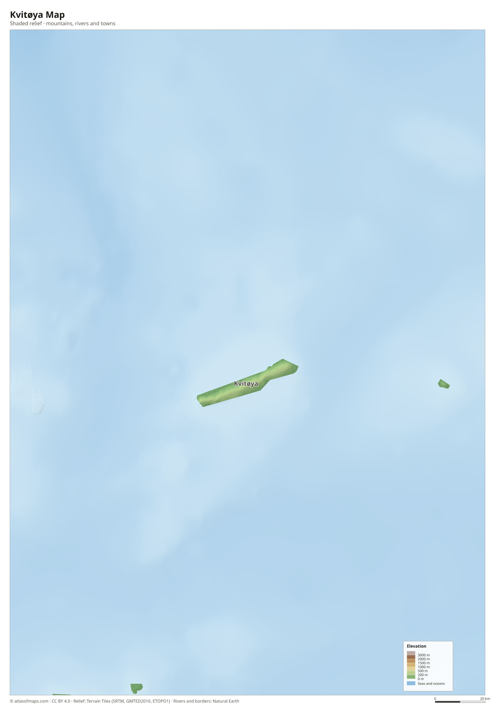 Kvitøya Map