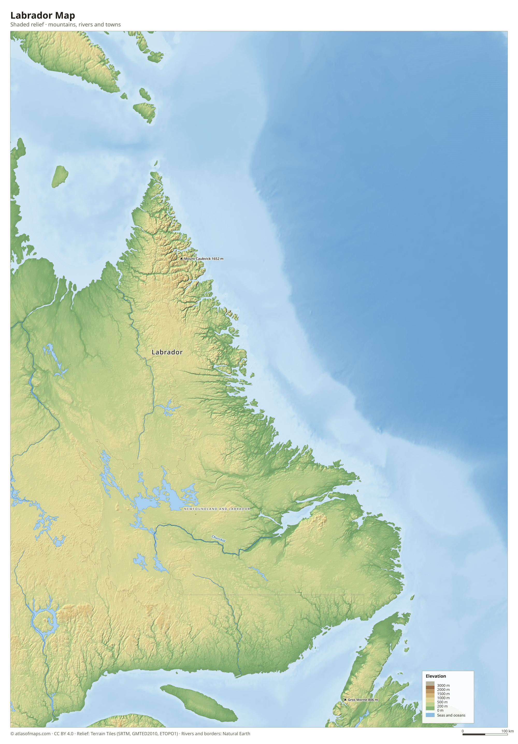 Labrador Map