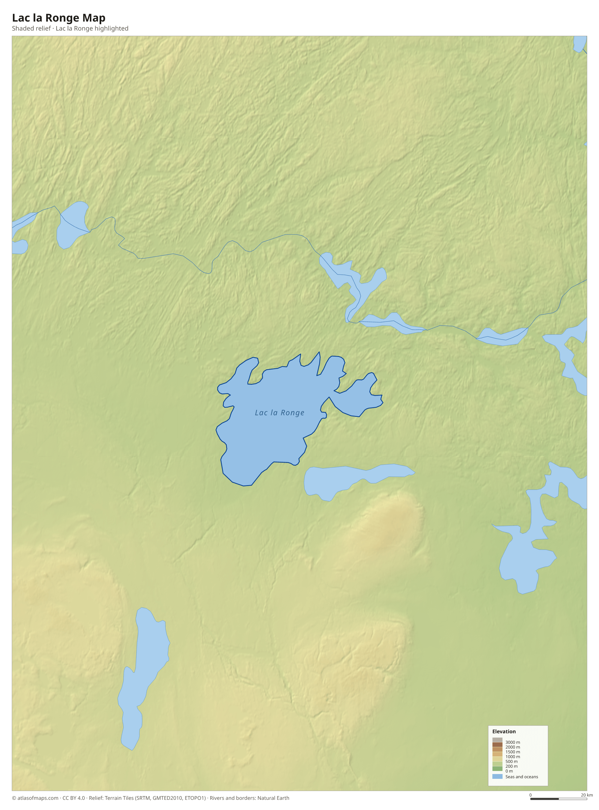 Lac la Ronge Map