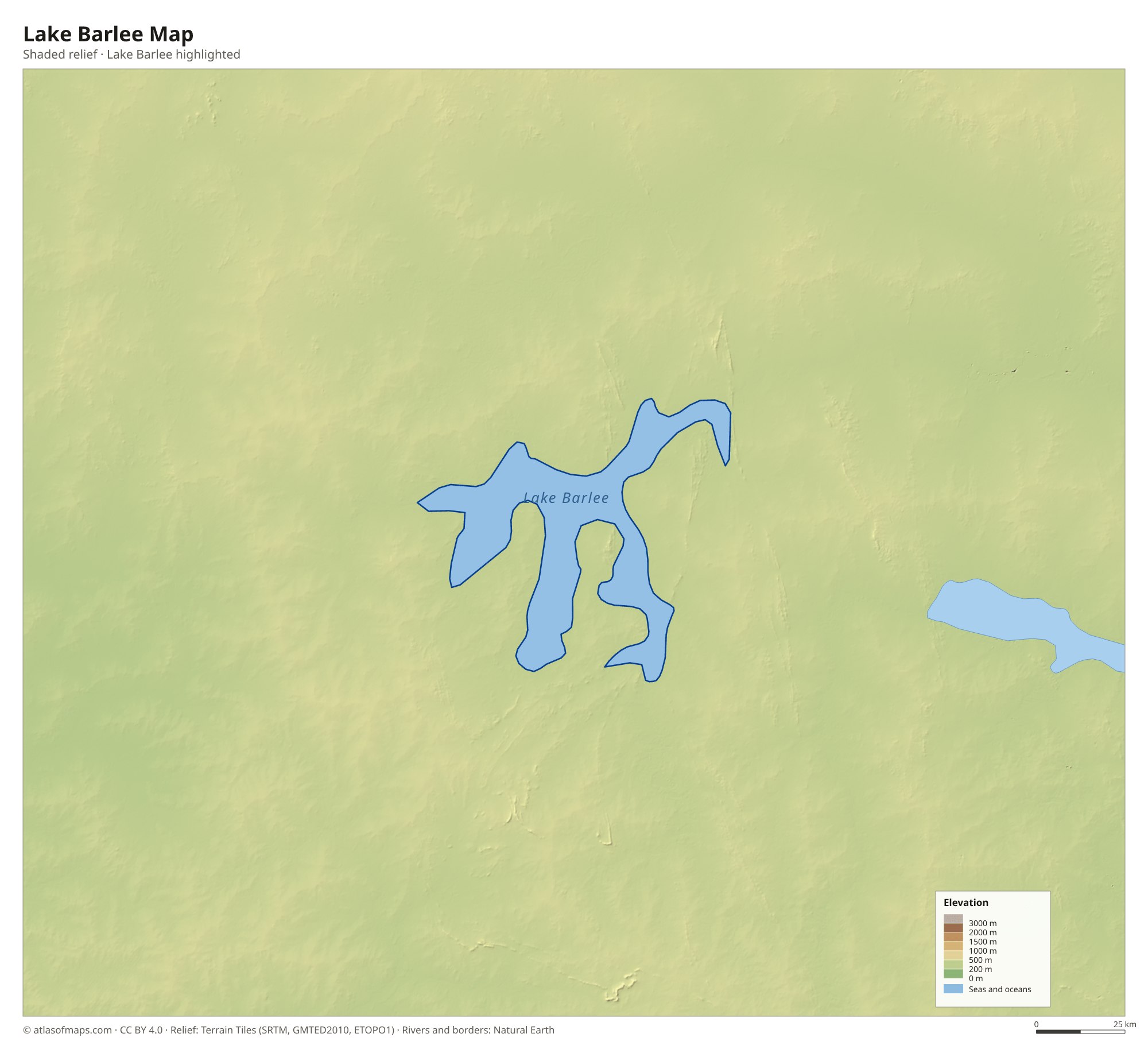 Lake Barlee Map