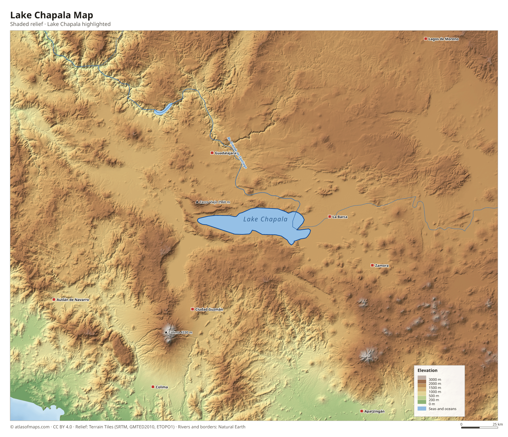 Lake Chapala Map