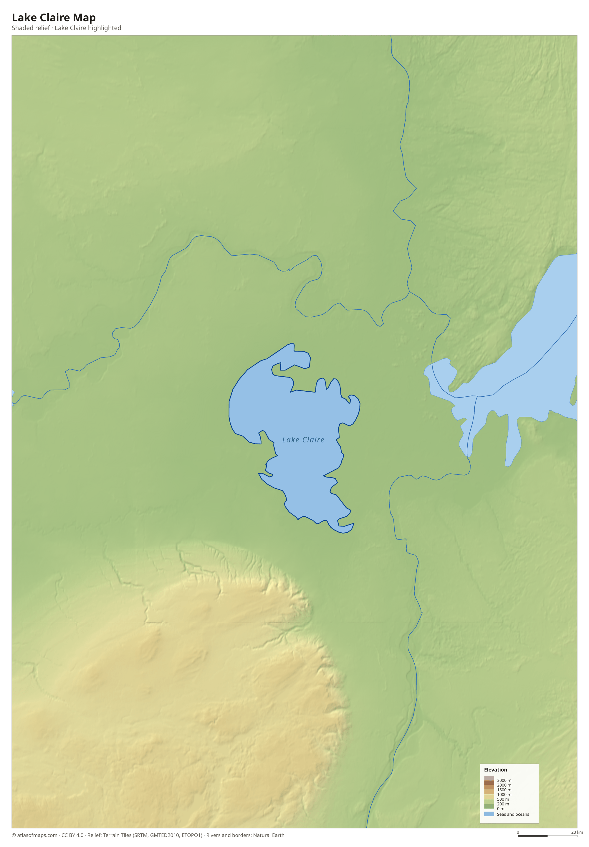 Lake Claire Map