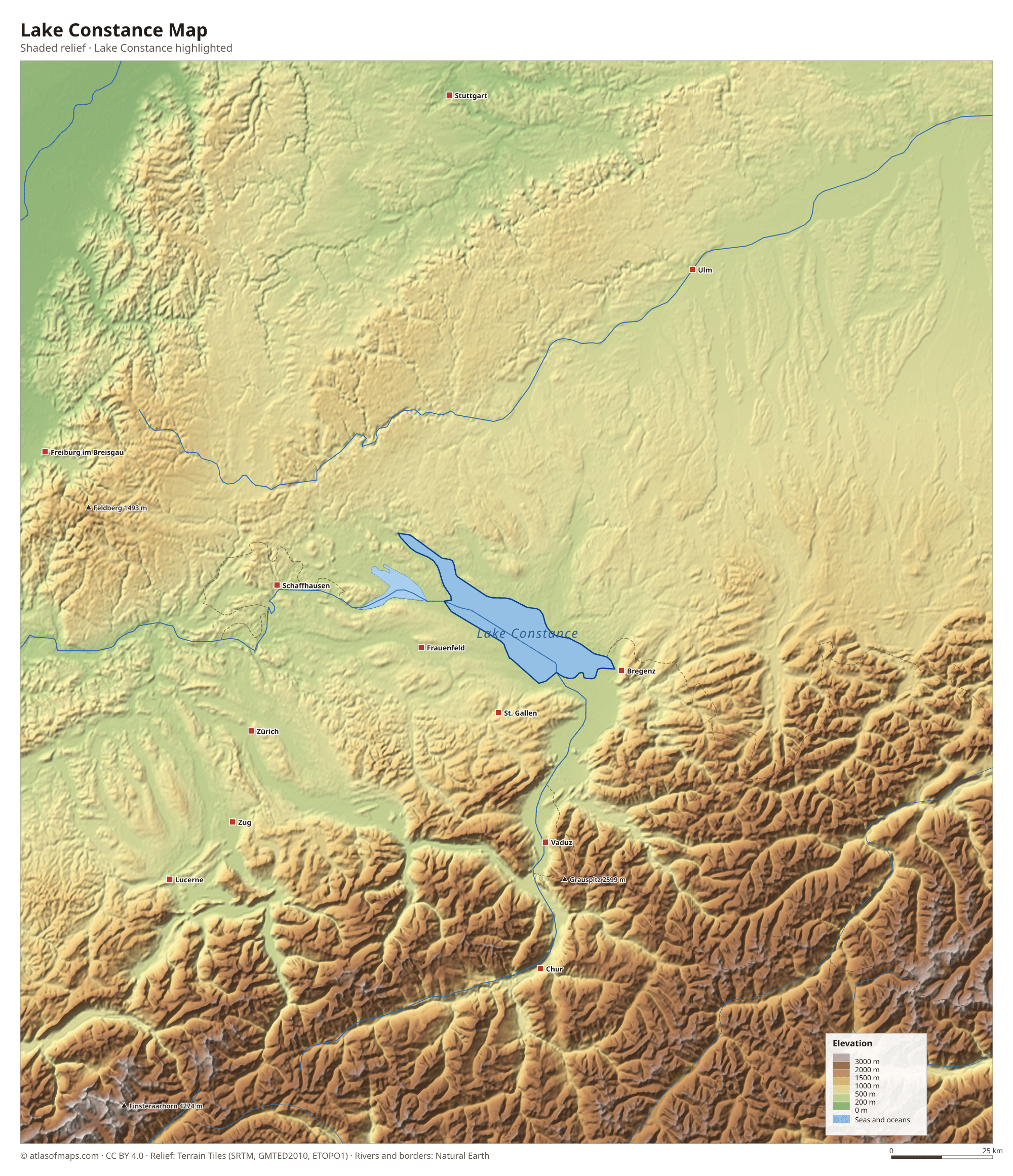 Lake Constance Map