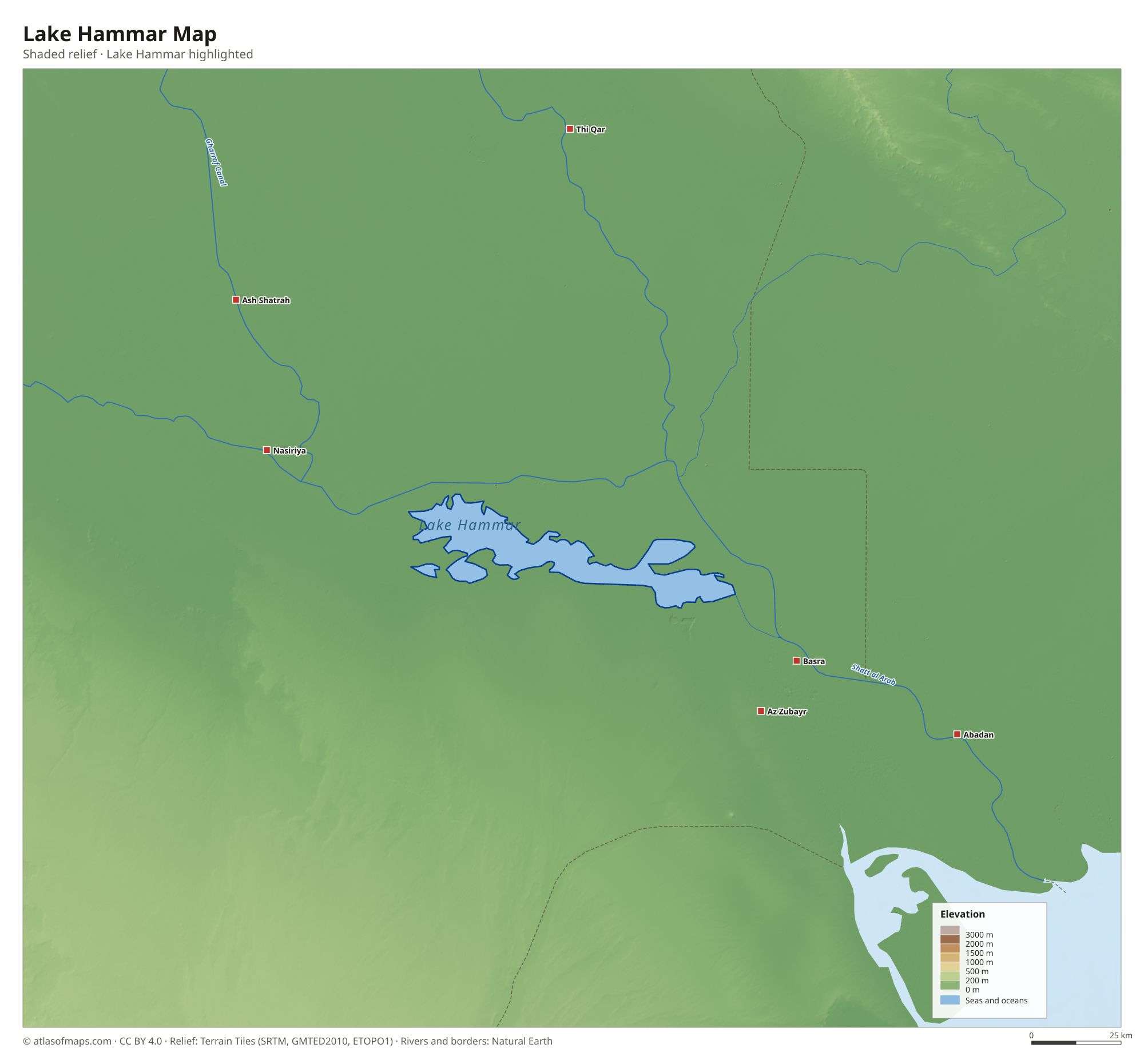 Lake Hammar Map