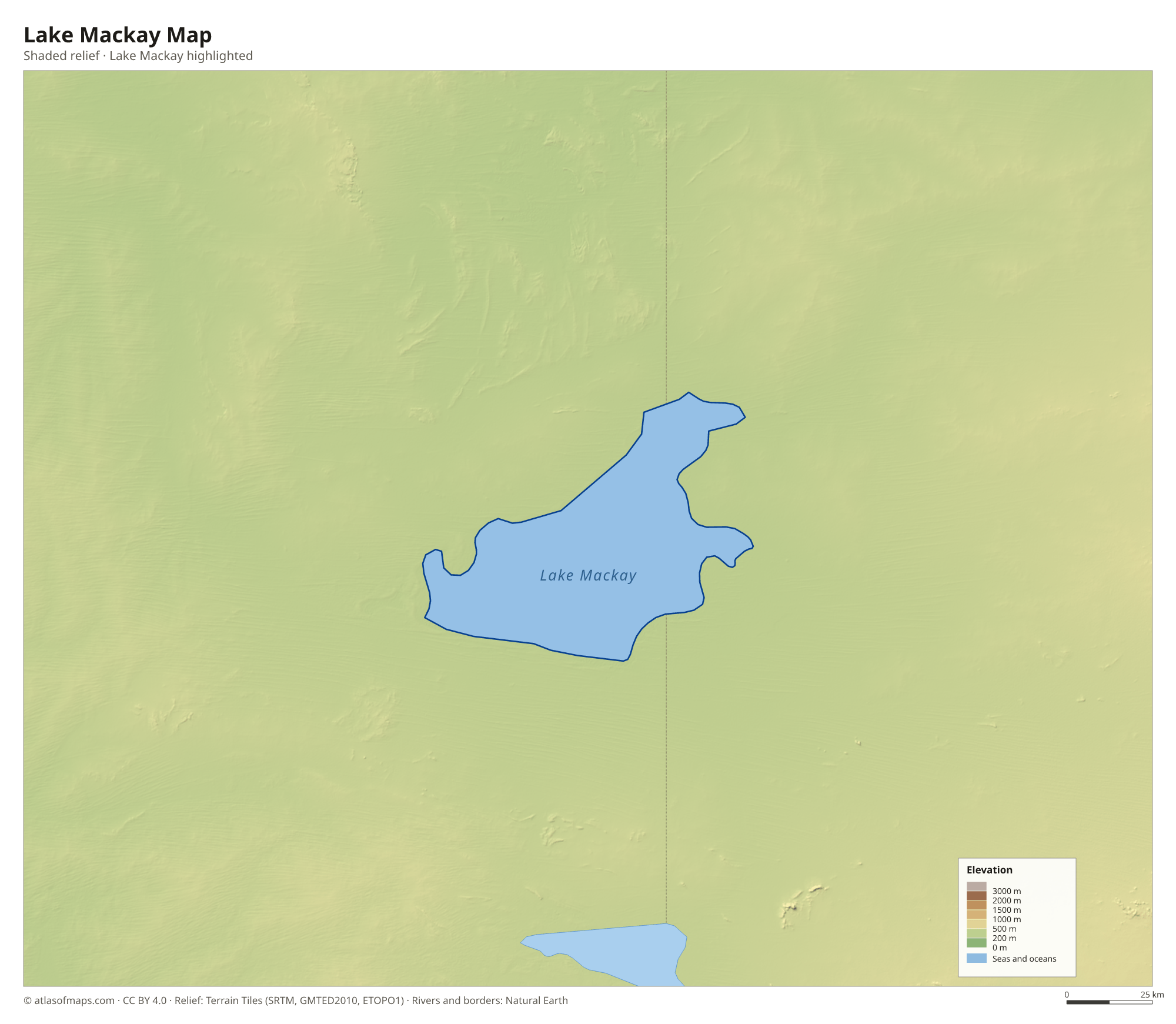 Lake Mackay Map