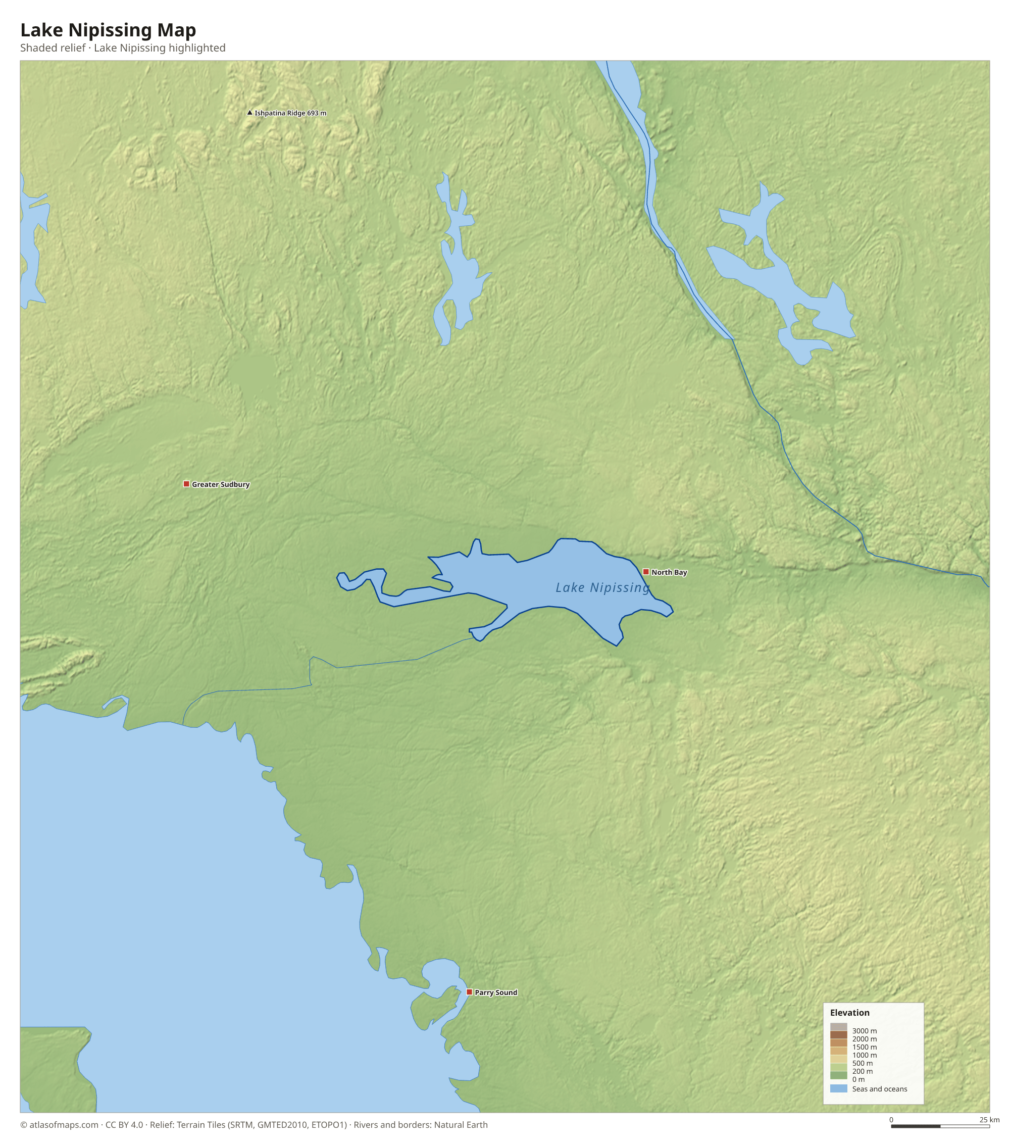 Lake Nipissing Map