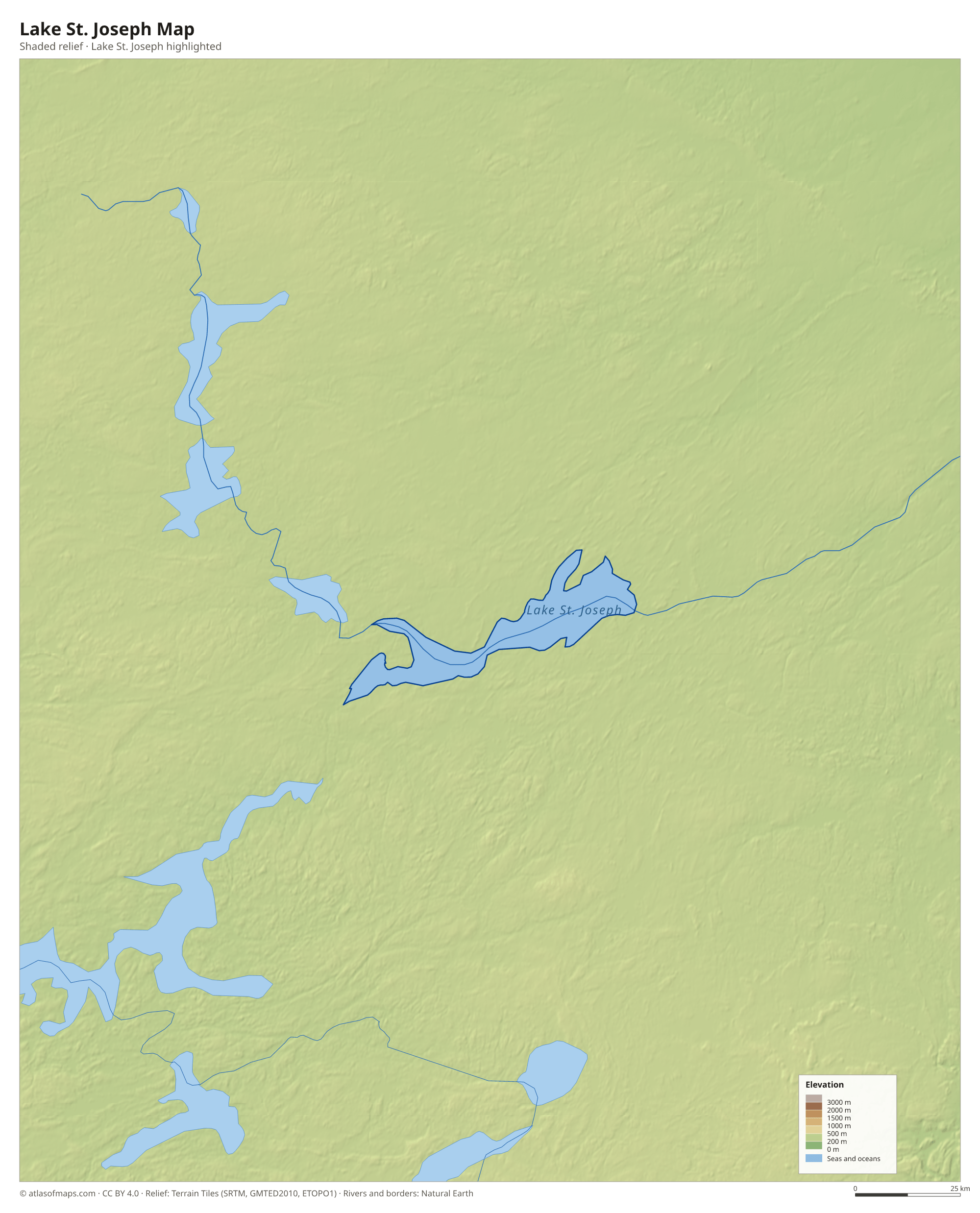 Lake St. Joseph Map