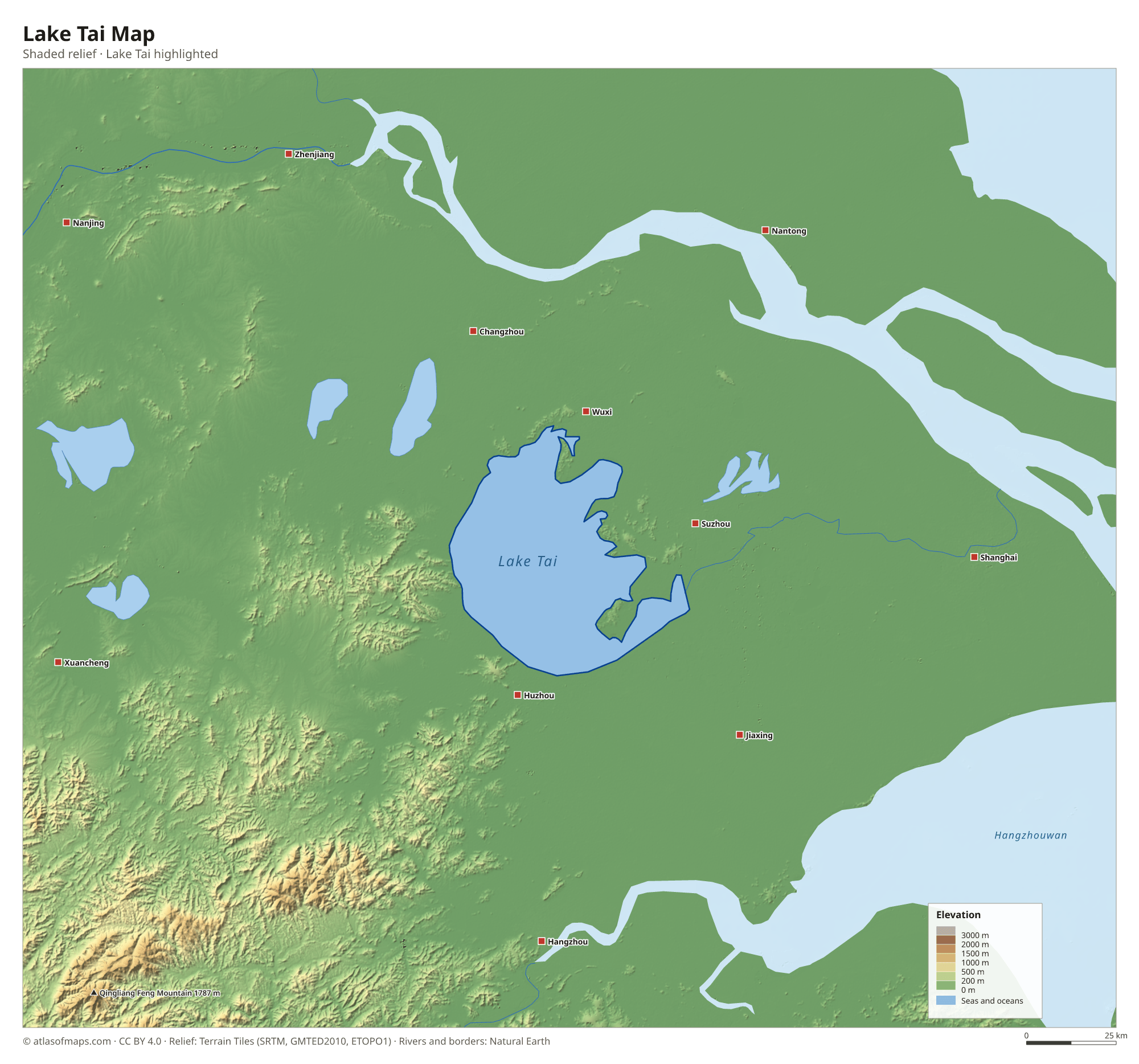 Lake Tai Map
