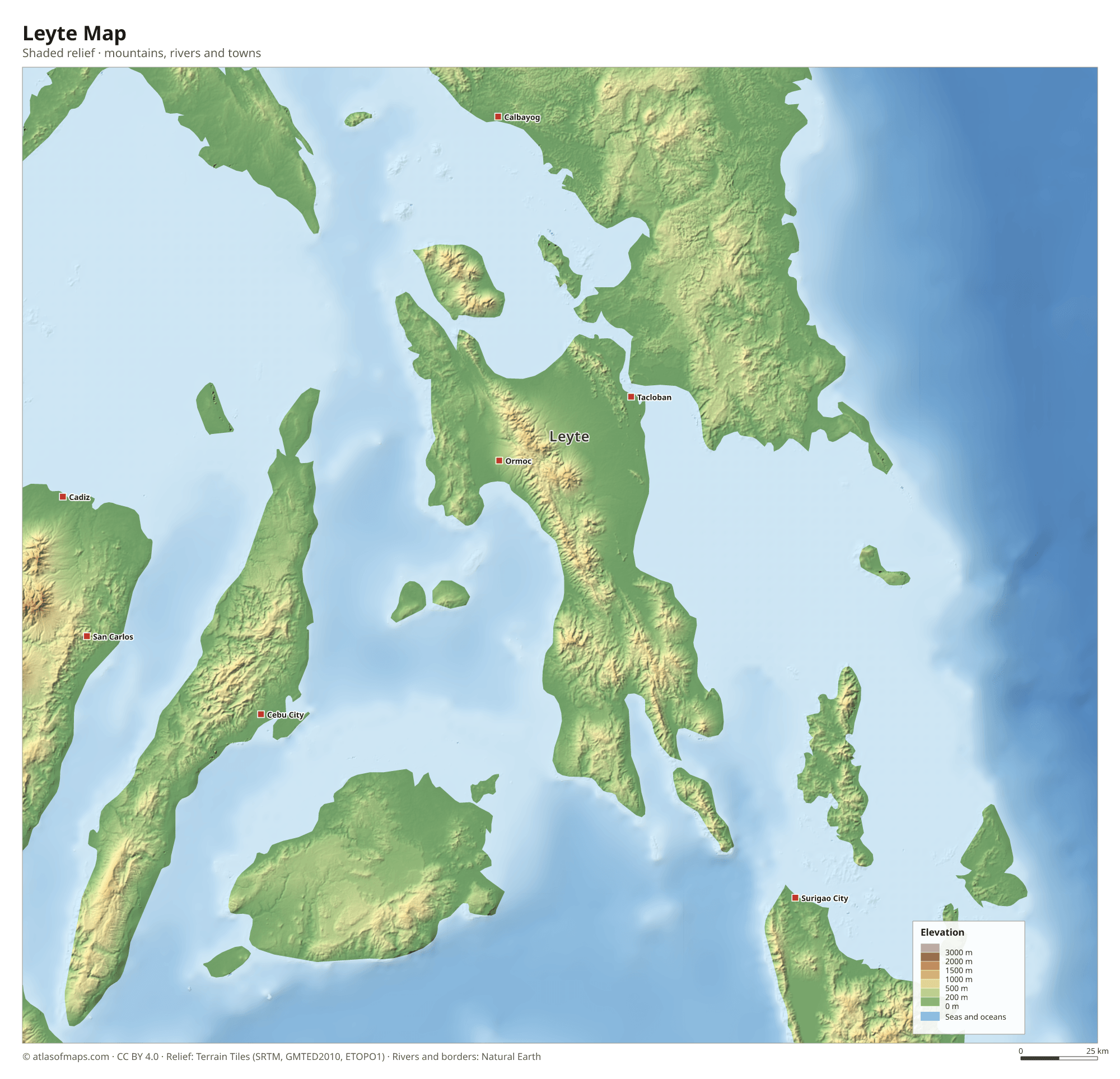 Leyte Map