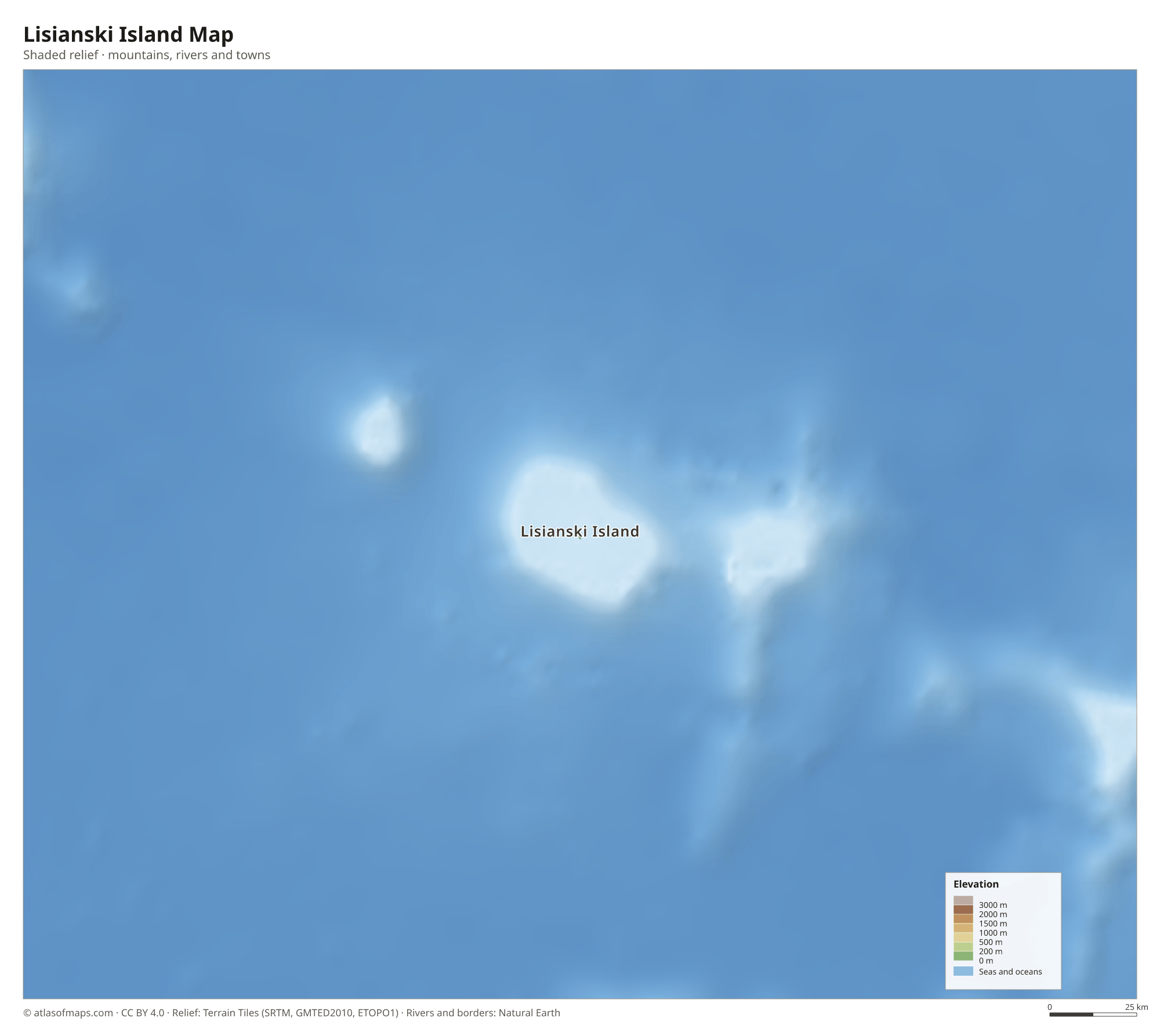 Lisianski Island Map