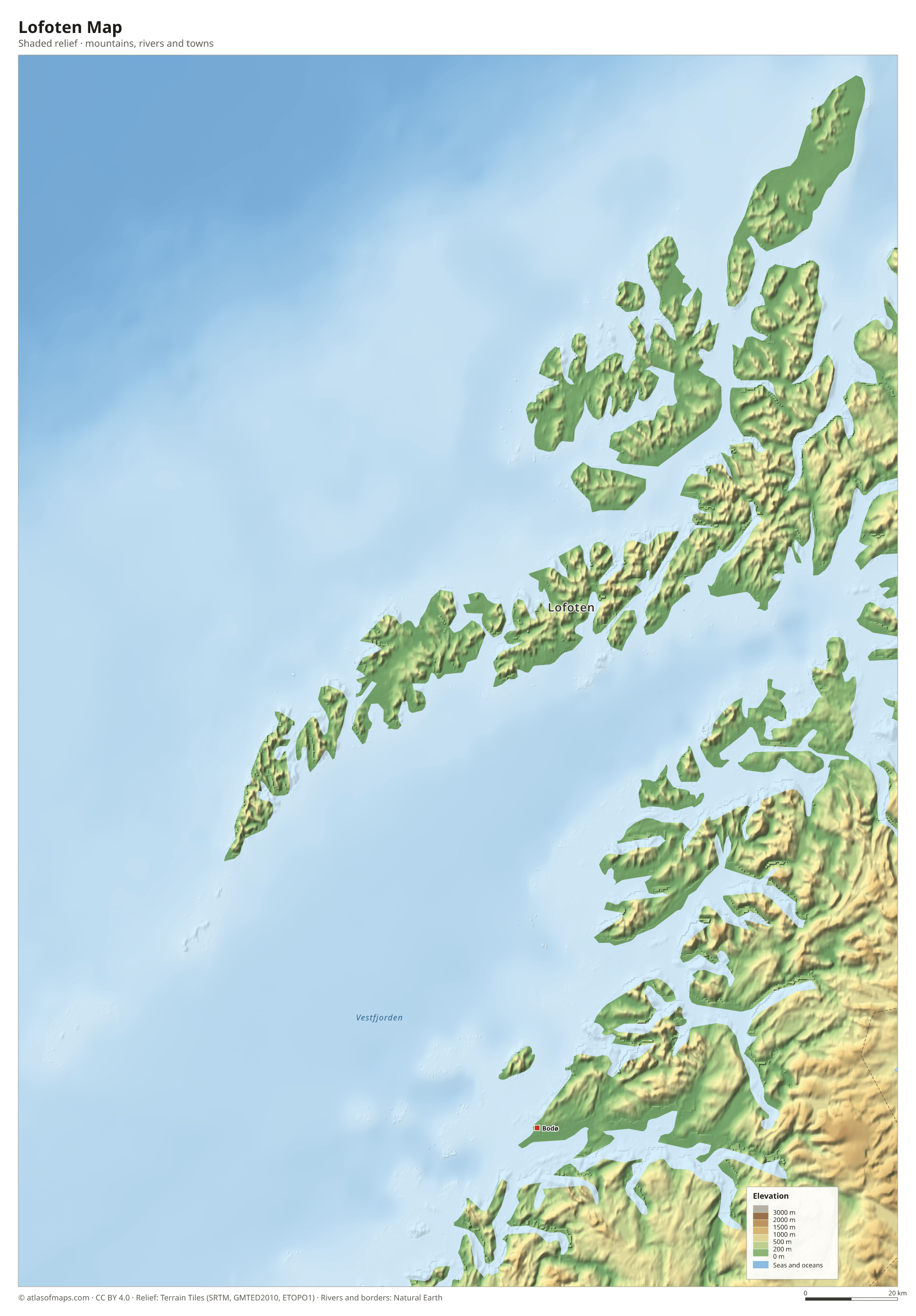 Lofoten Map