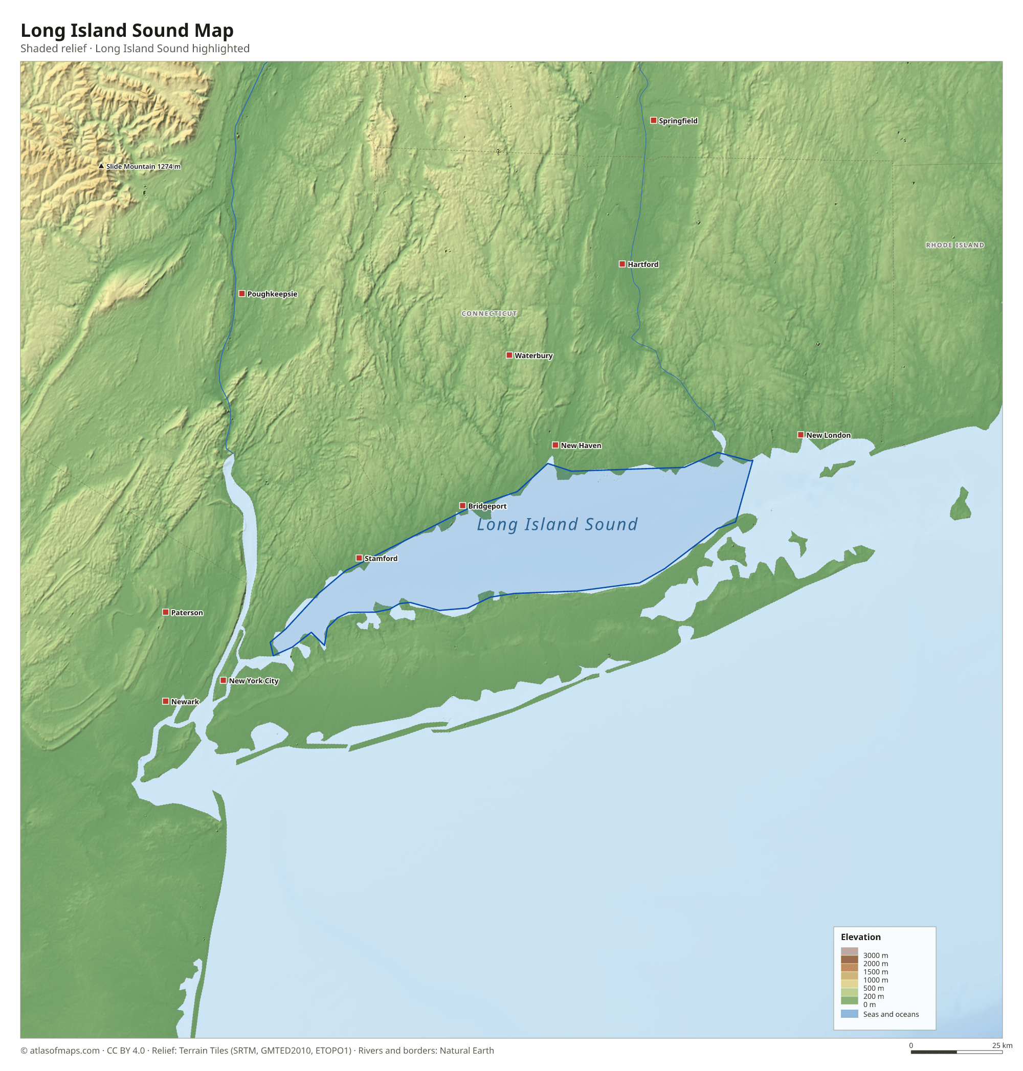 Long Island Sound Map