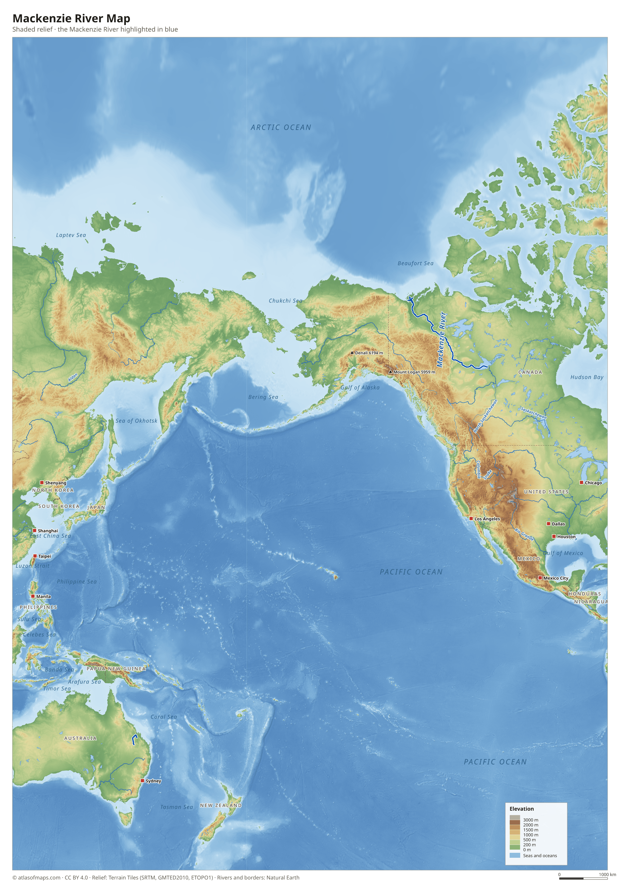 Mackenzie River Map