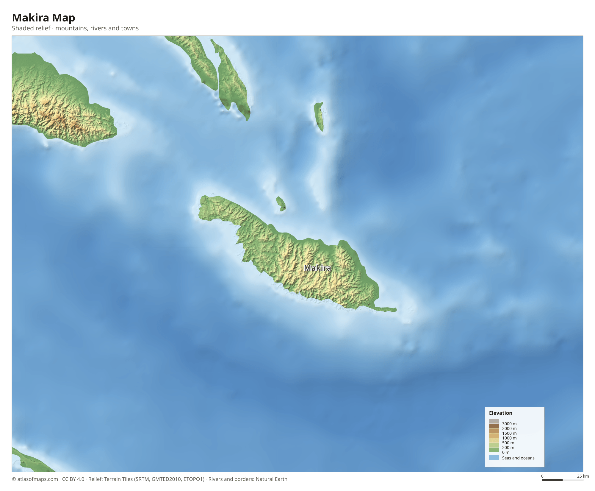 Makira Map