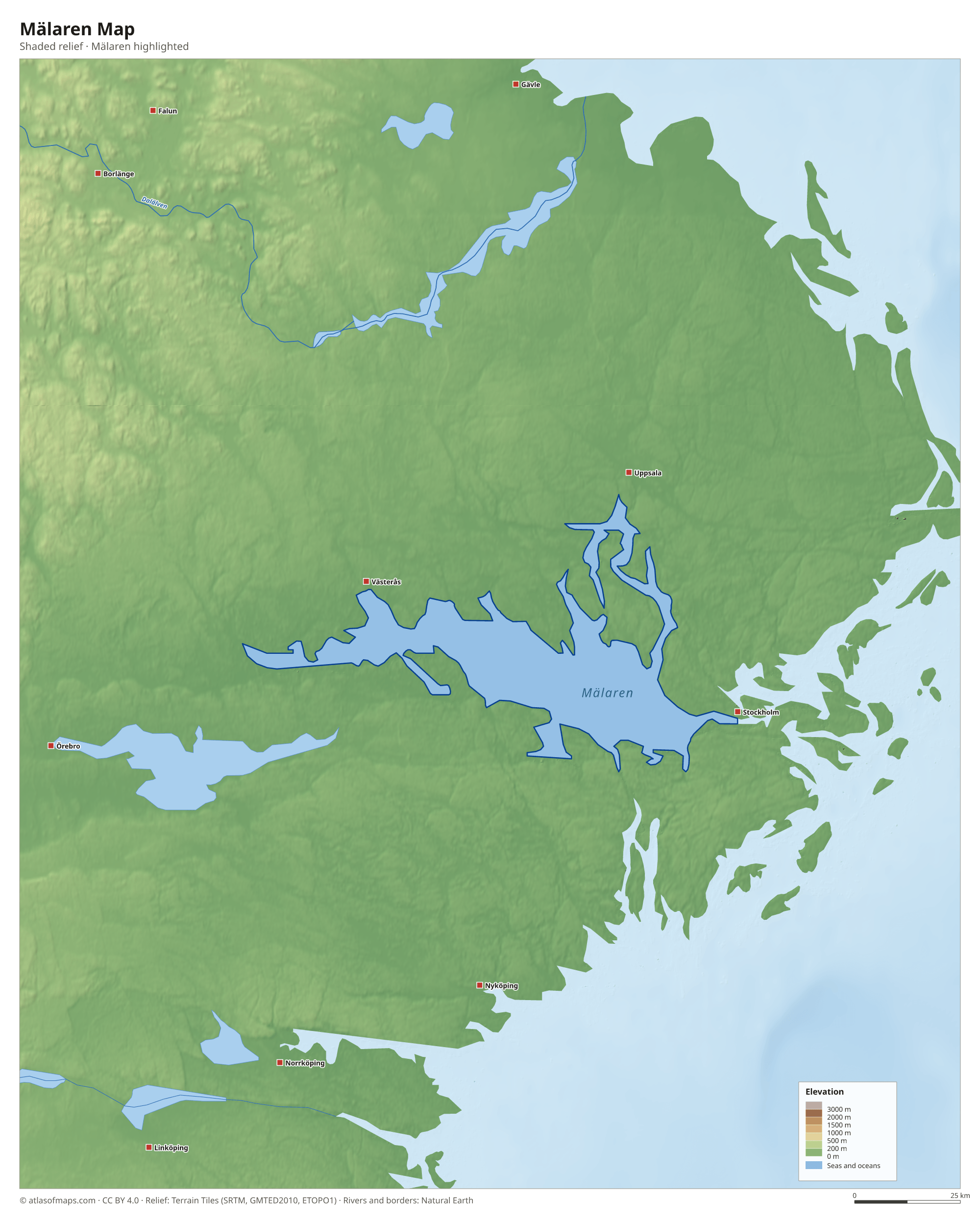Mälaren Map