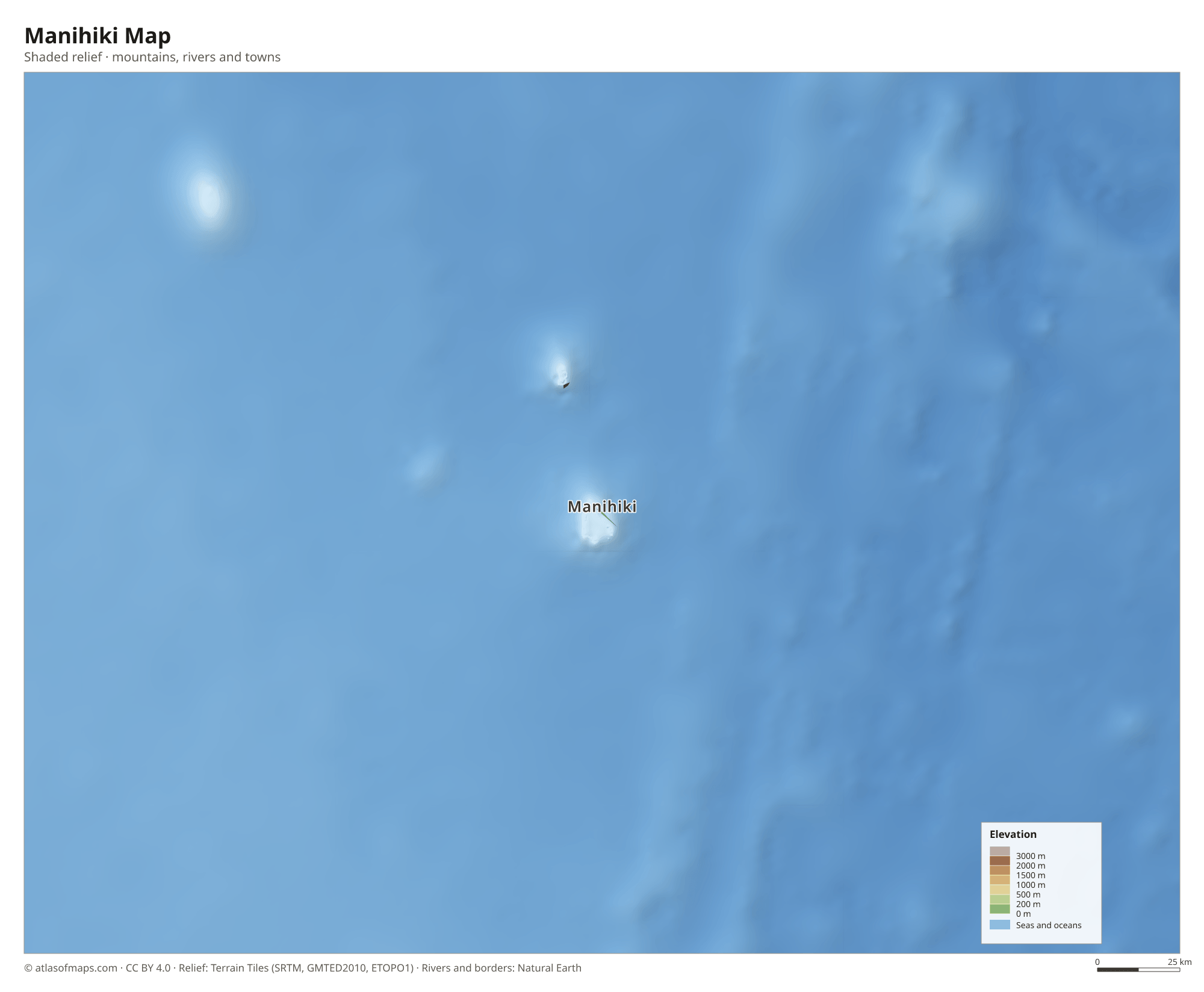 Manihiki Map