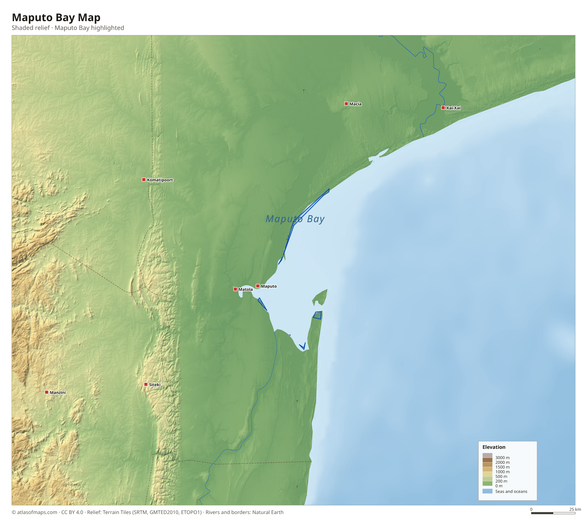 Maputo Bay Map