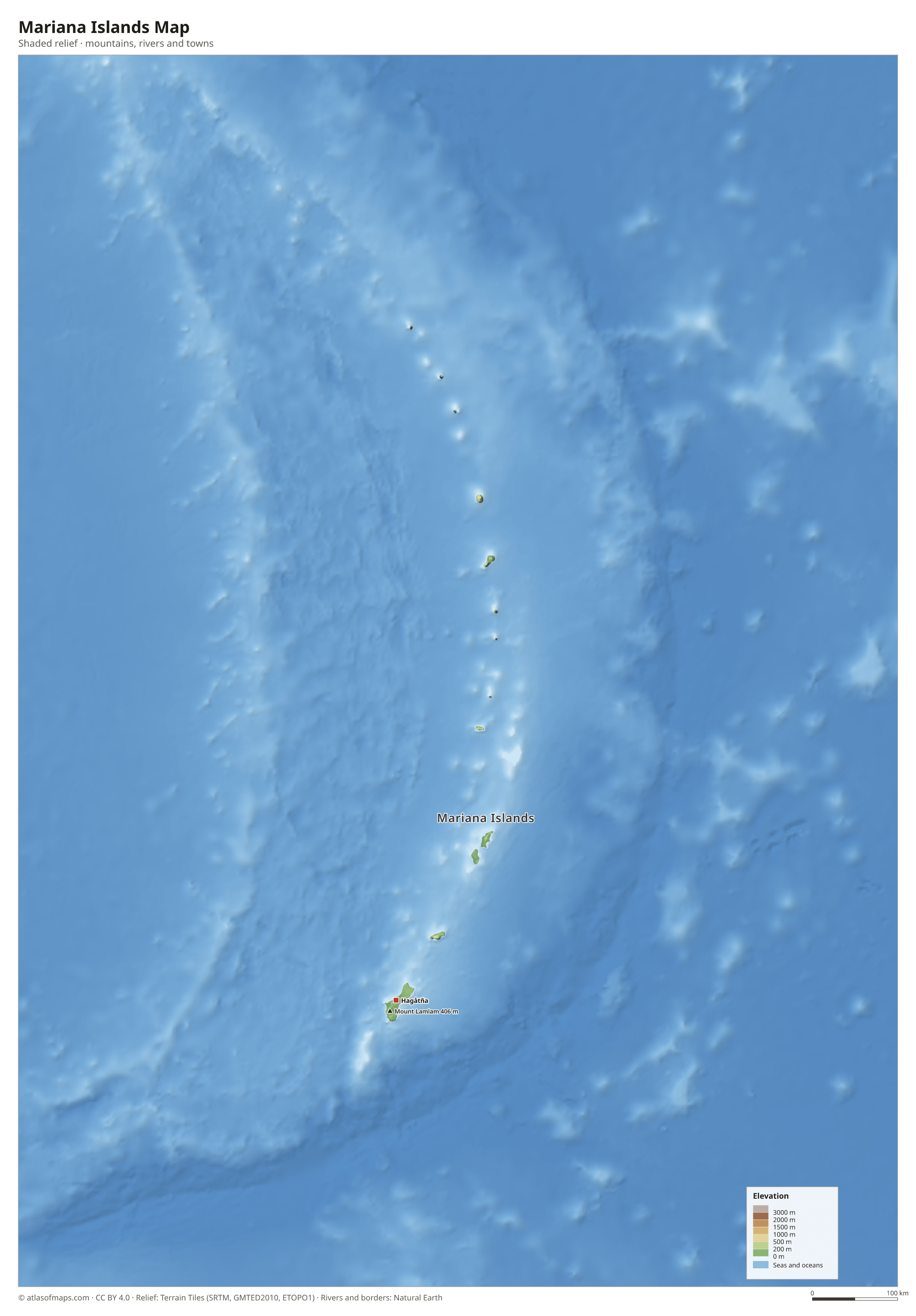 Mariana Islands Map