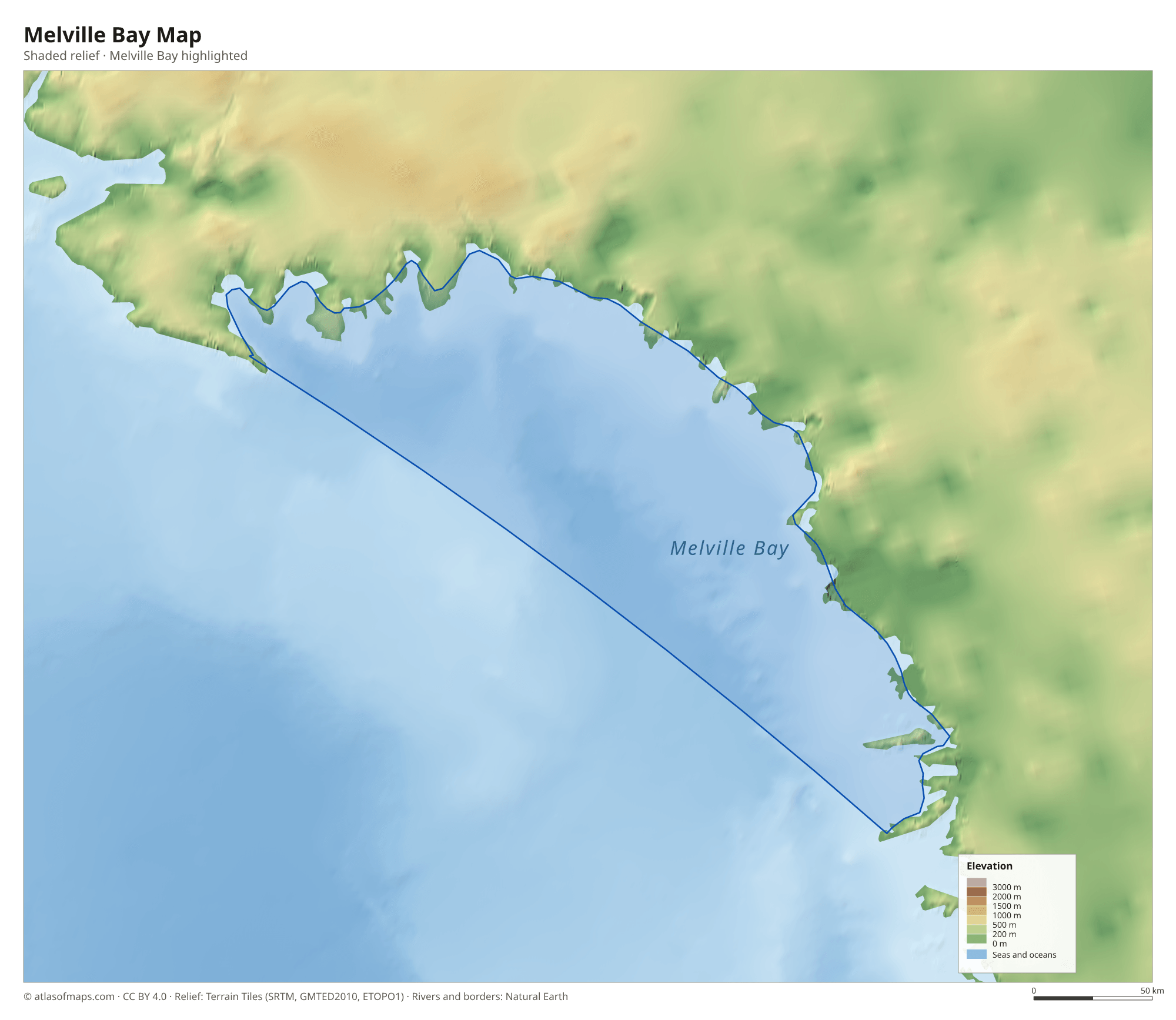 Melville Bay Map