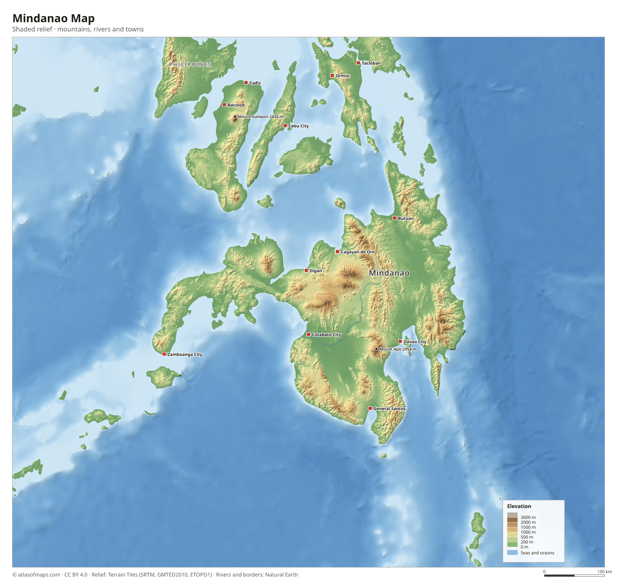 Mindanao Map