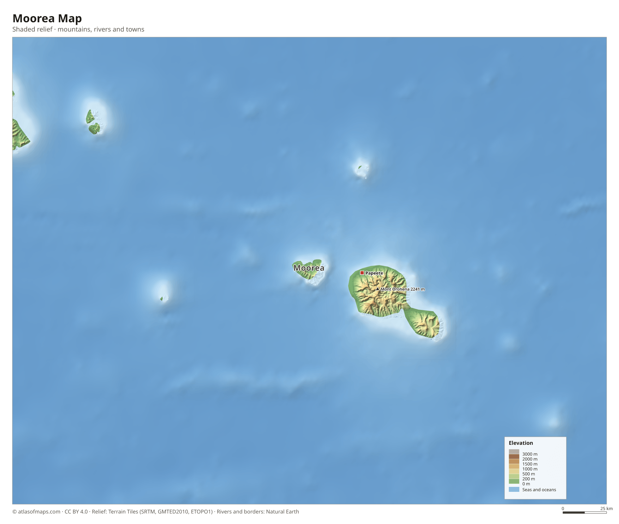 Moorea Map