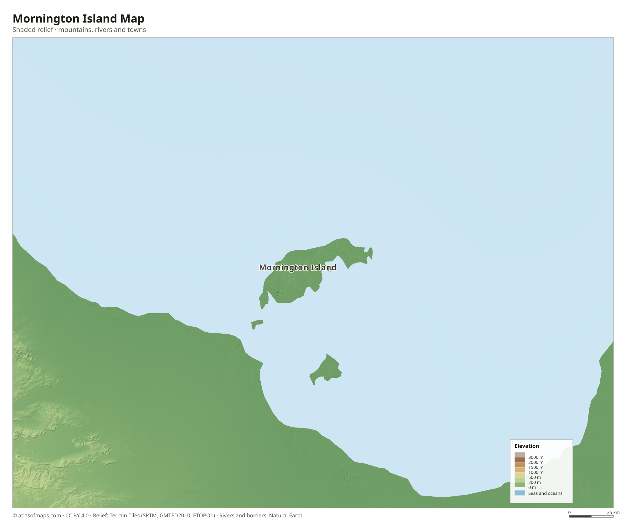 Mornington Island Map