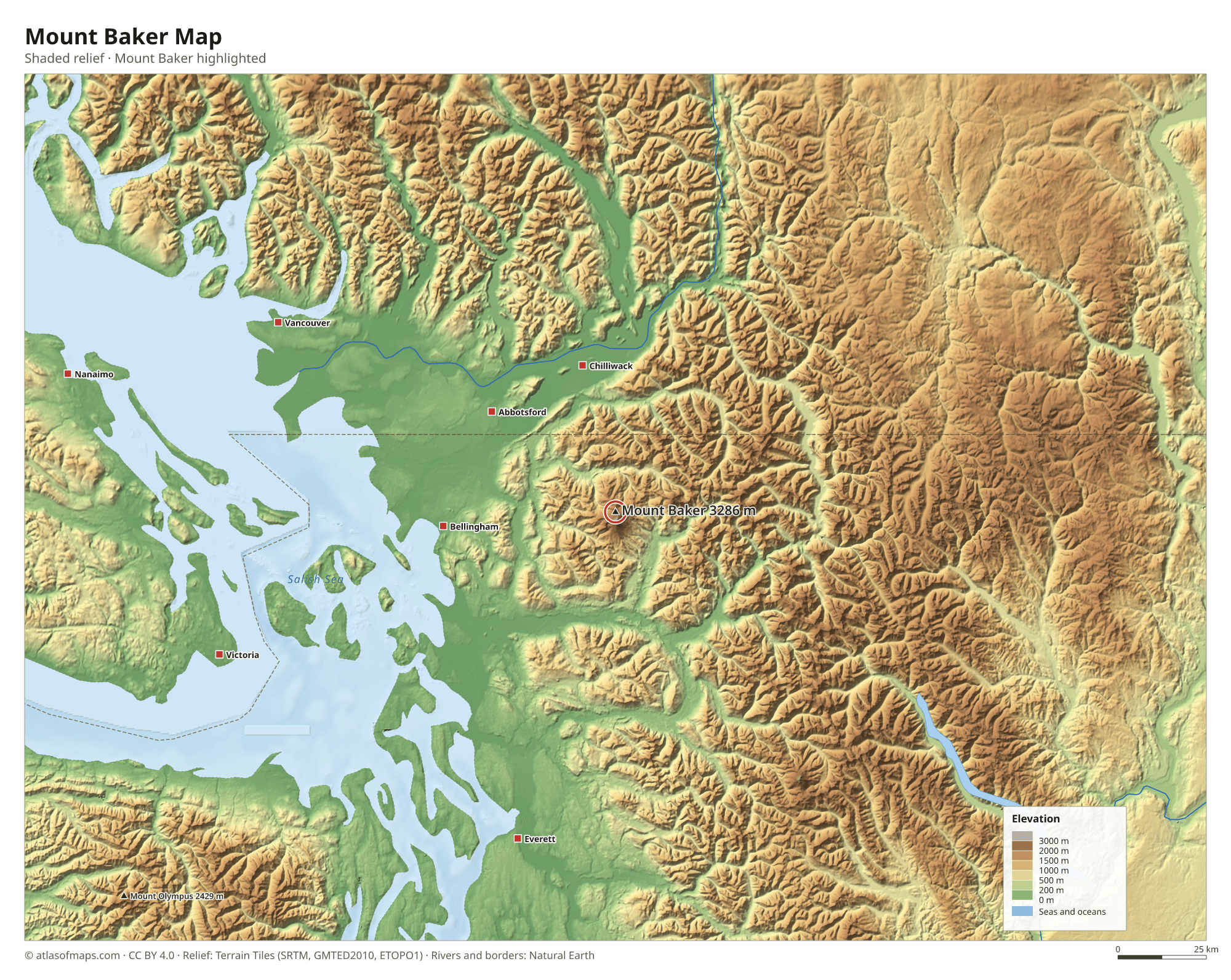 Mount Baker Map