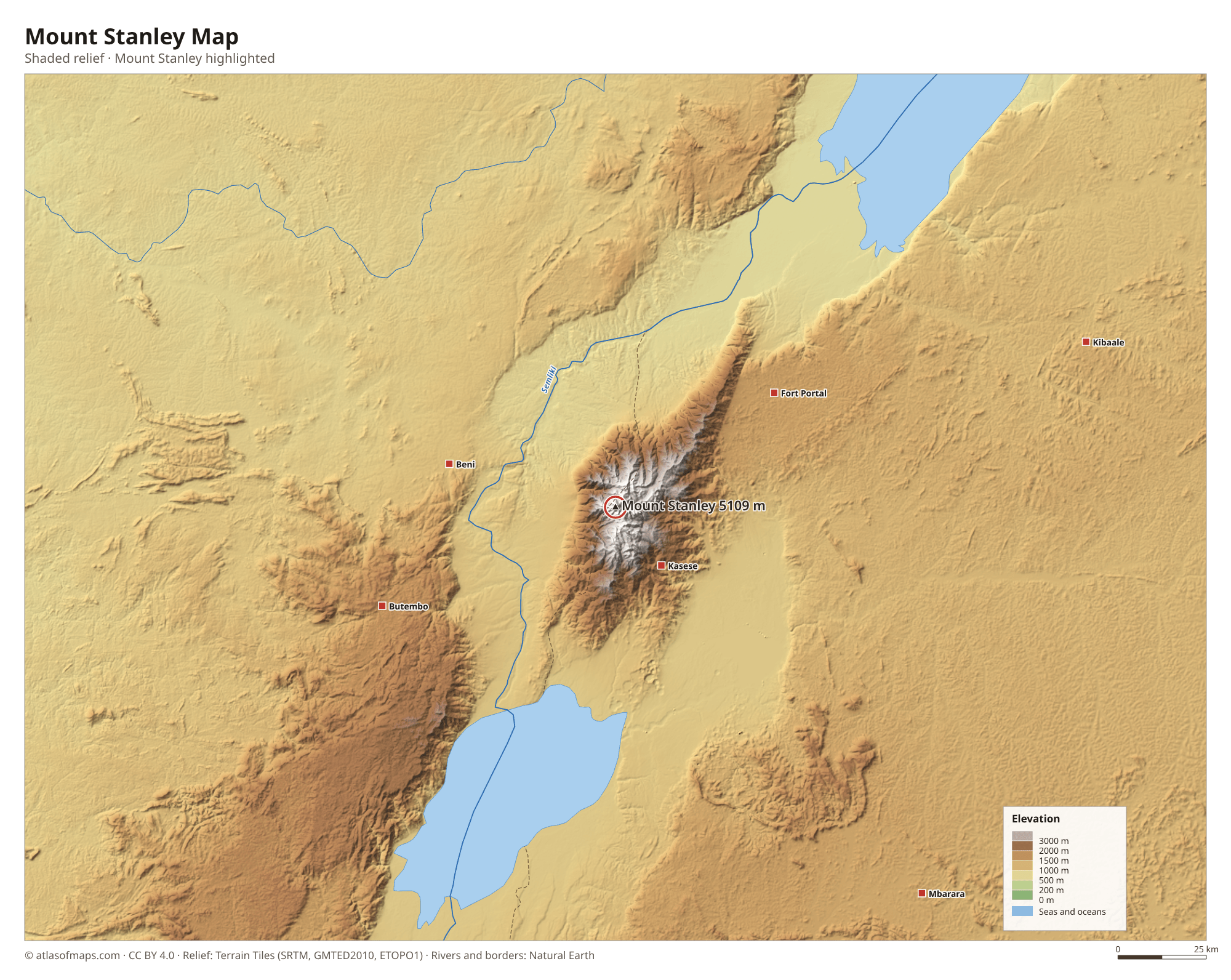 Mount Stanley Map