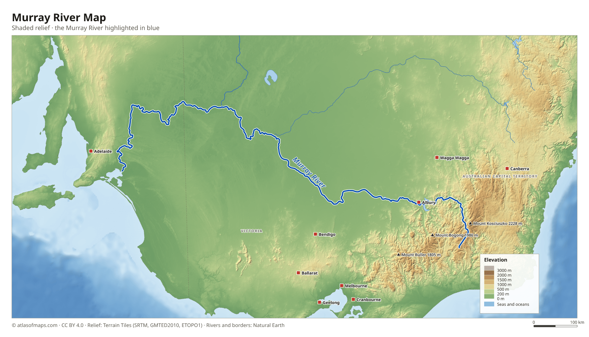 Murray River Map