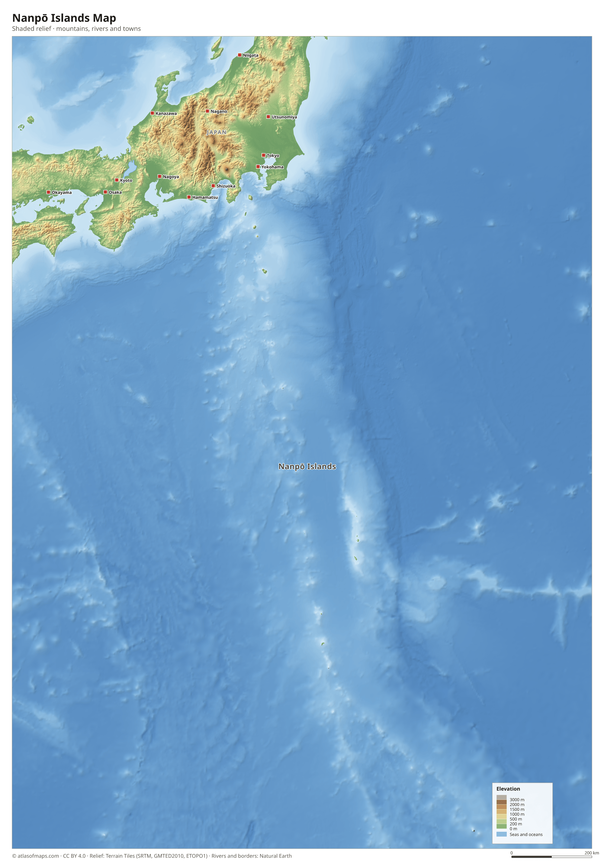 Nanpō Islands Map