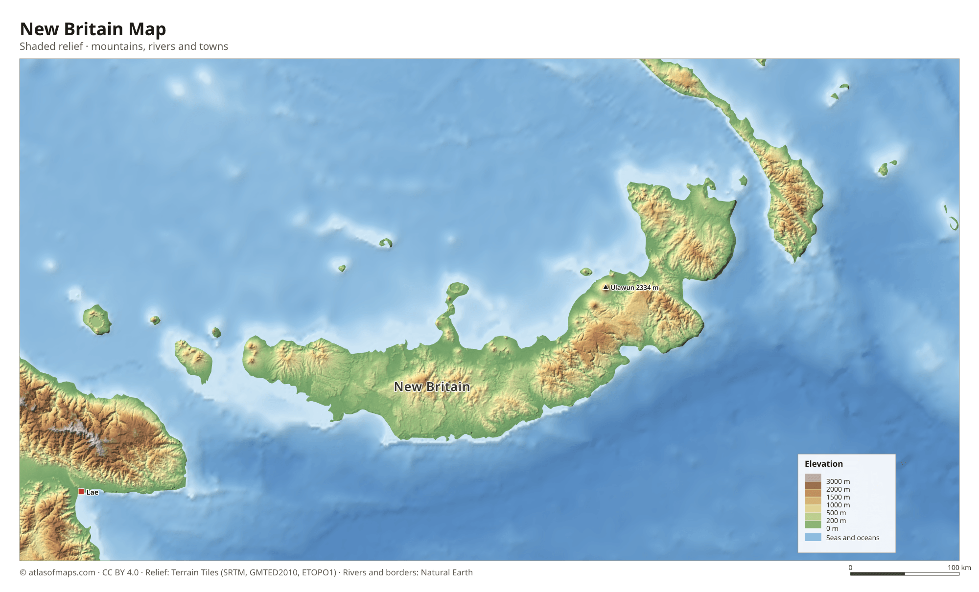 New Britain Map