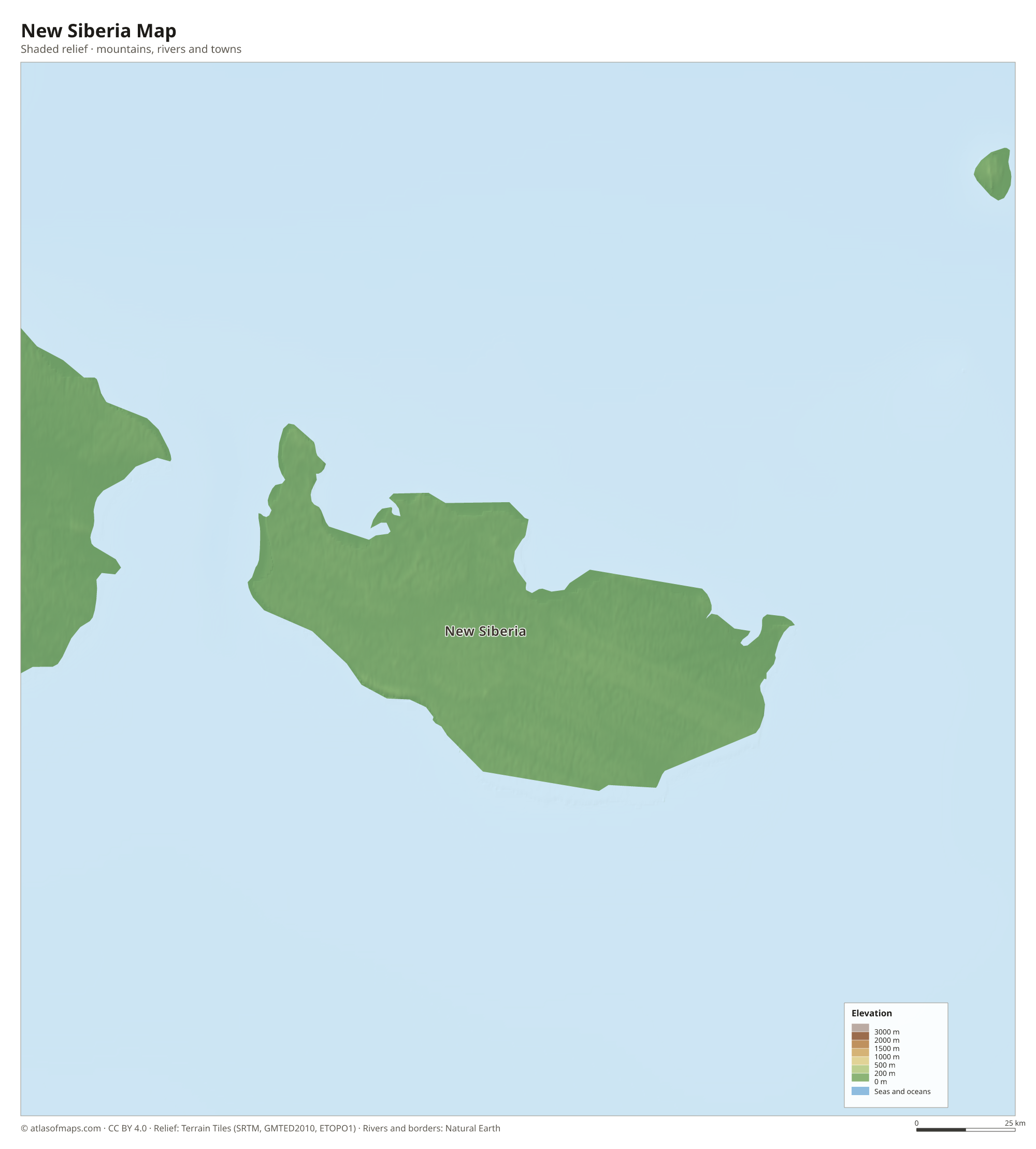 New Siberia Map