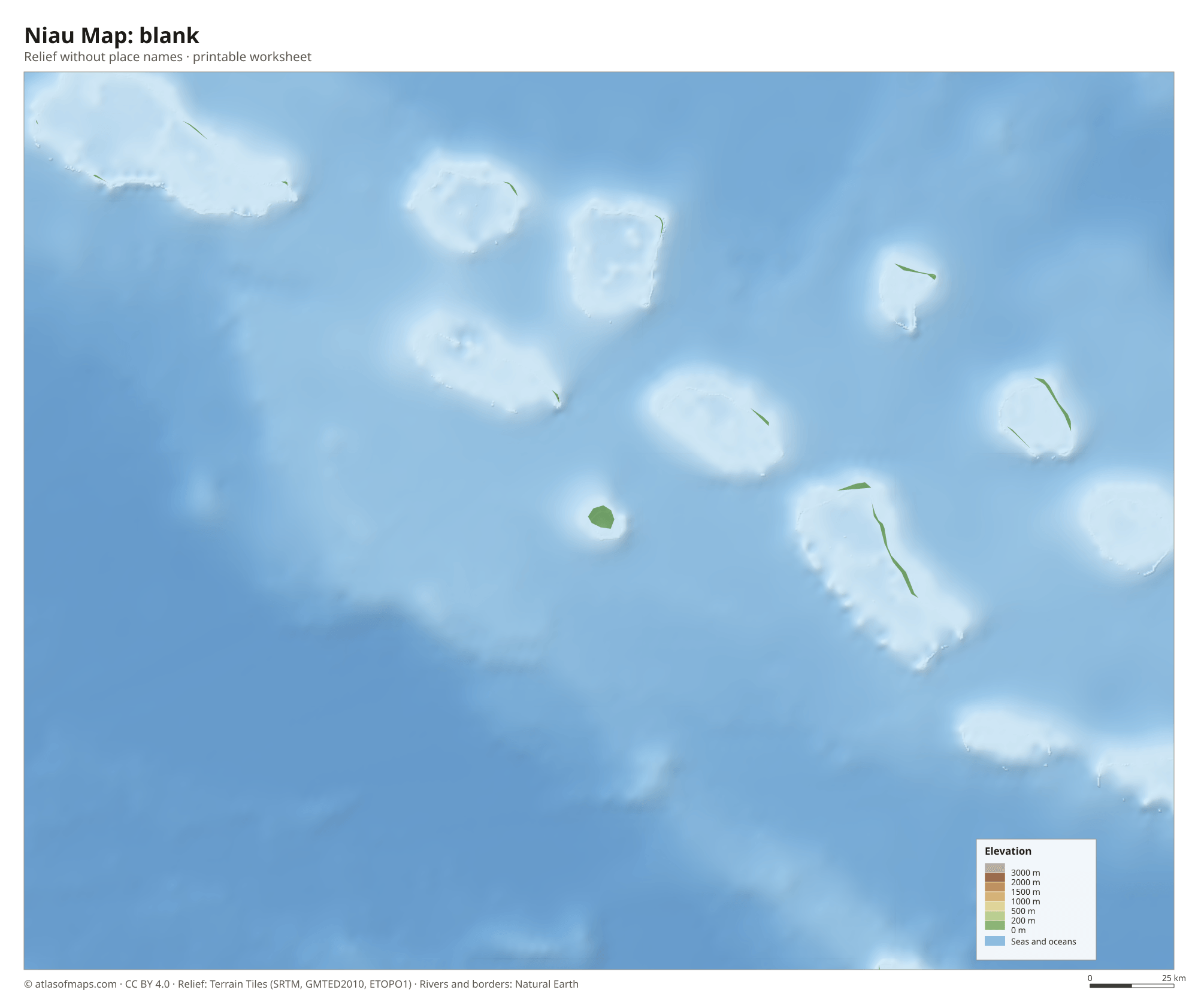 Niau Map without names