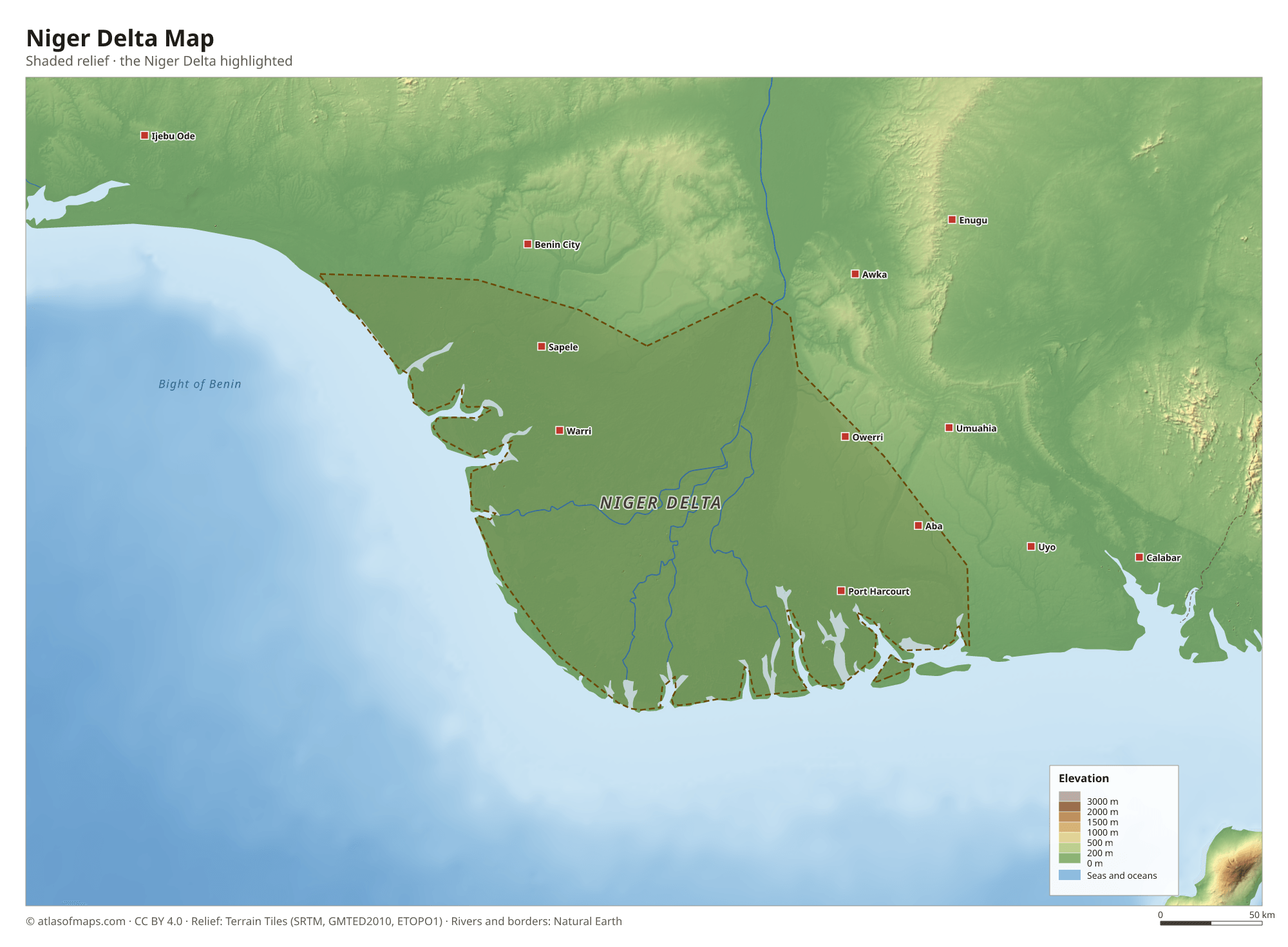 Niger Delta Map